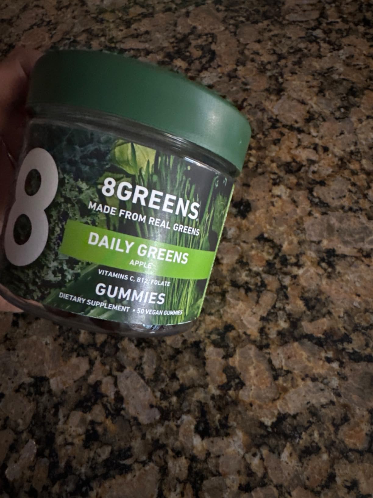 8Greens Supergreens Daily Gummies, Apple, 50 Servings customer photo 2