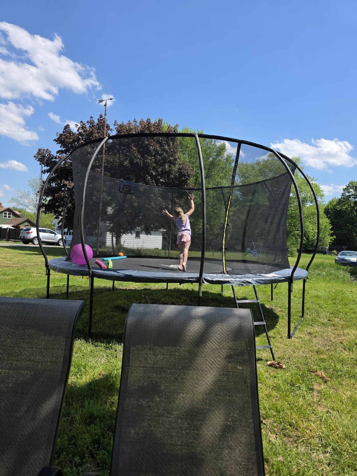 Jumpzylla Outdoor Trampoline with Net for Kids 8FT 10FT 12FT 14FT 15FT 16FT customer photo 1