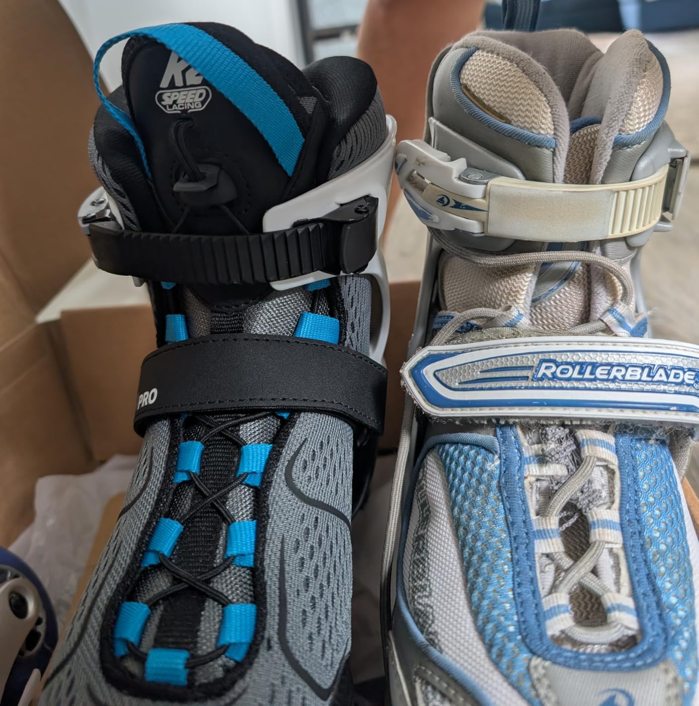 K2 Alexis 84 Pro Gray-Blue Womens Inline Skates customer photo 1