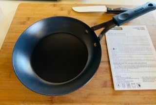 Tramontina Carbon Steel 12-Inch Large Frying Pan with Silicone Grip customer photo 1