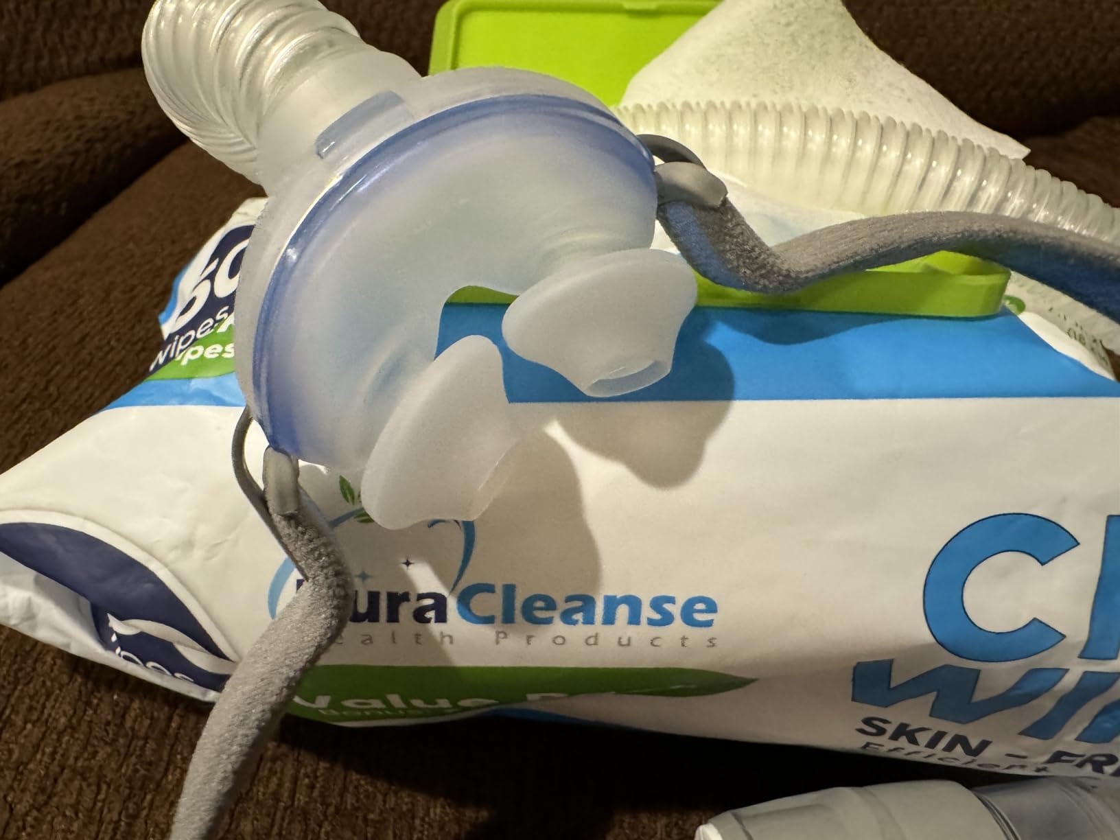 XL CPAP Mask Wipes - Unscented Cleaner Full Face & Nasal Masks - 150 Ct + 6 customer photo 1