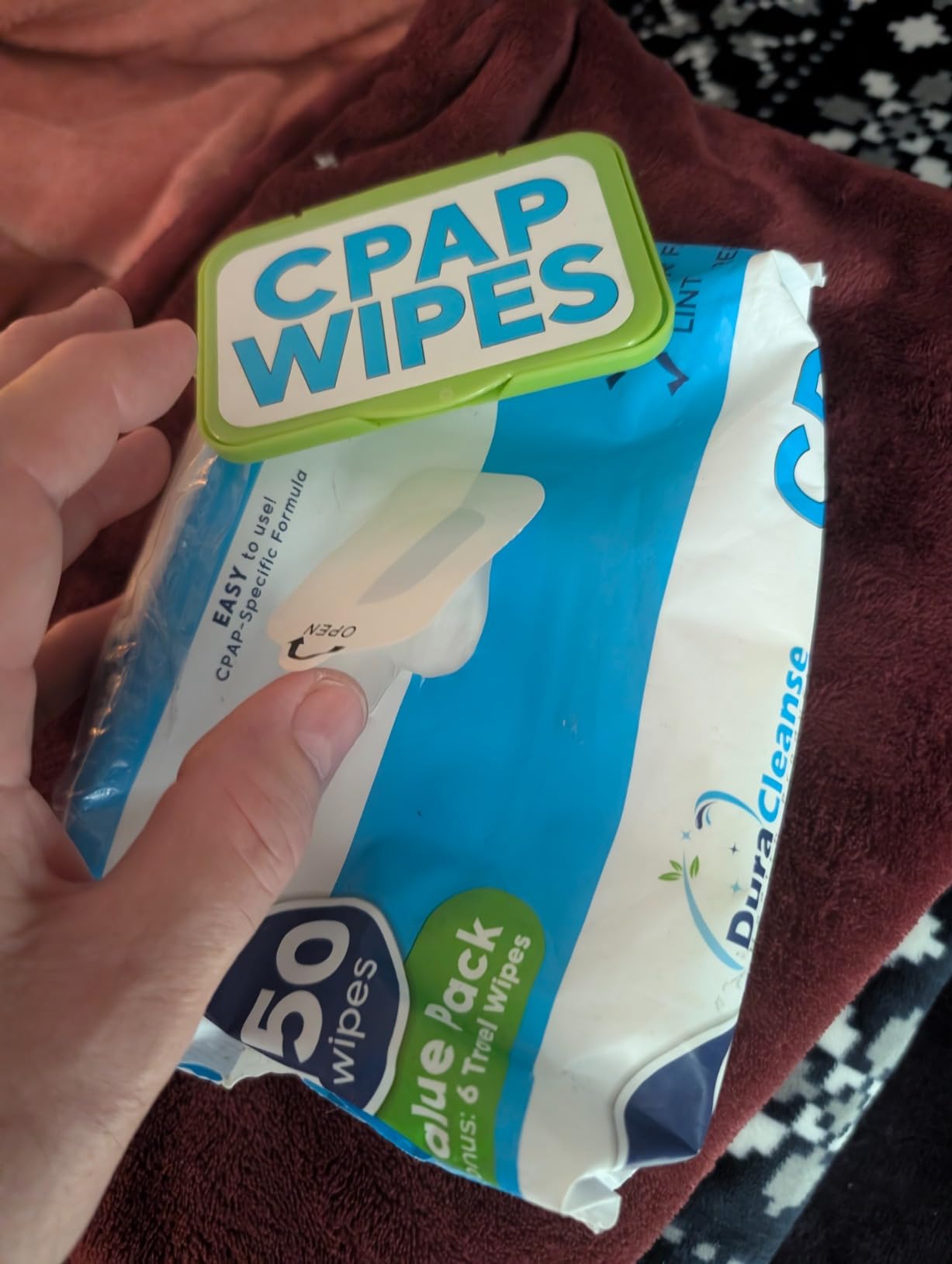 XL CPAP Mask Wipes - Unscented Cleaner Full Face & Nasal Masks - 150 Ct + 6 customer photo 2