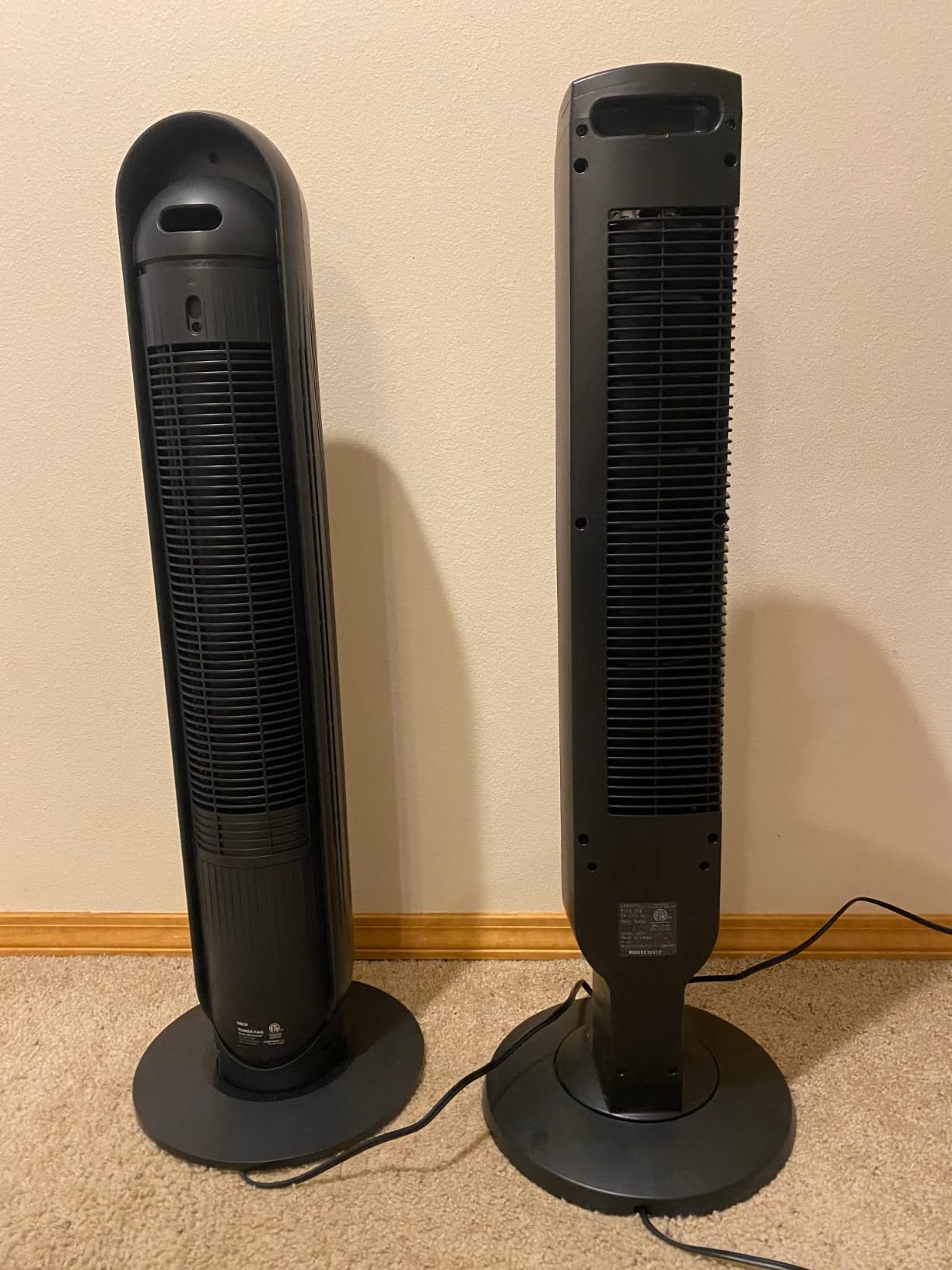 DREO Smart Tower Fan for Bedroom, Floor Standing Bladeless Oscillating Fan customer photo 1