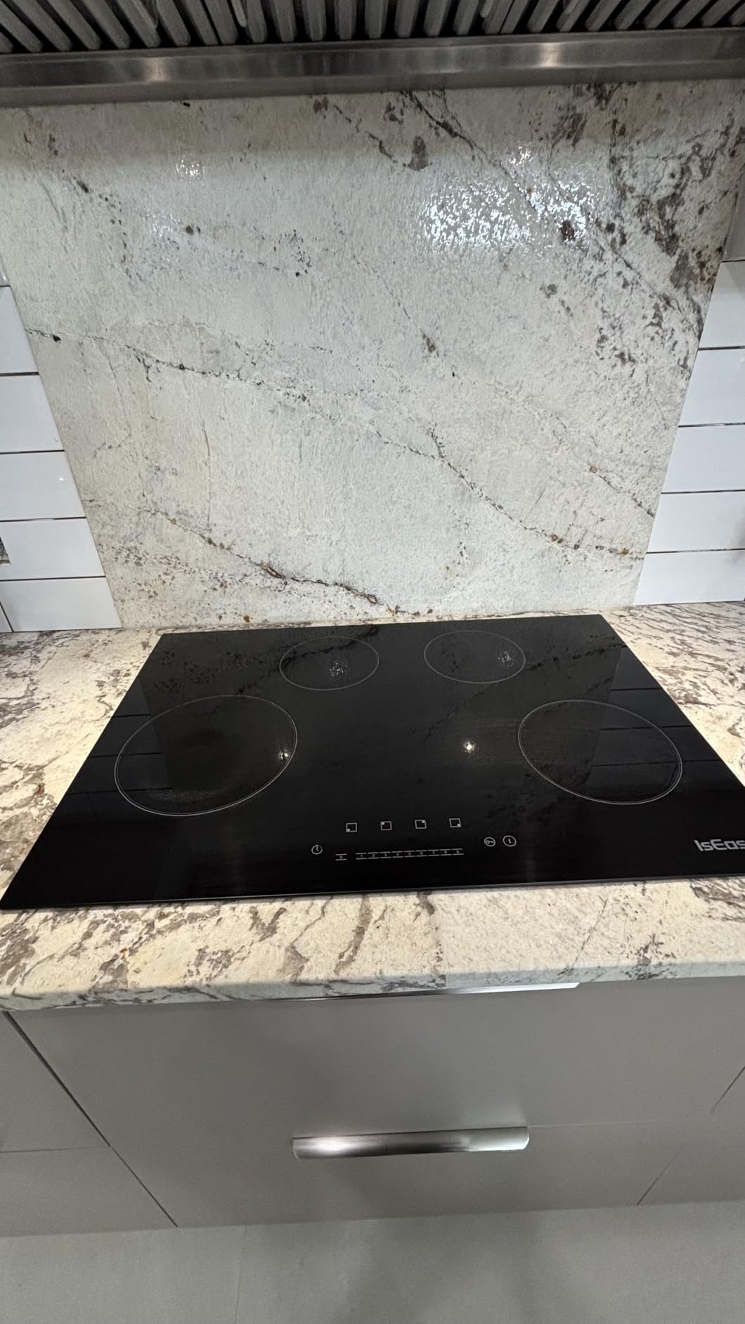Electric Cooktop 30 inch Ceramic Stove 4 Burners 6700W Built-in Stove Top Electric Hot Plate Satin Glass cooktop in Black Touch Sensor Control/Timer/Child Safety Lock/9 Power Levelsr/220-240V customer photo 2