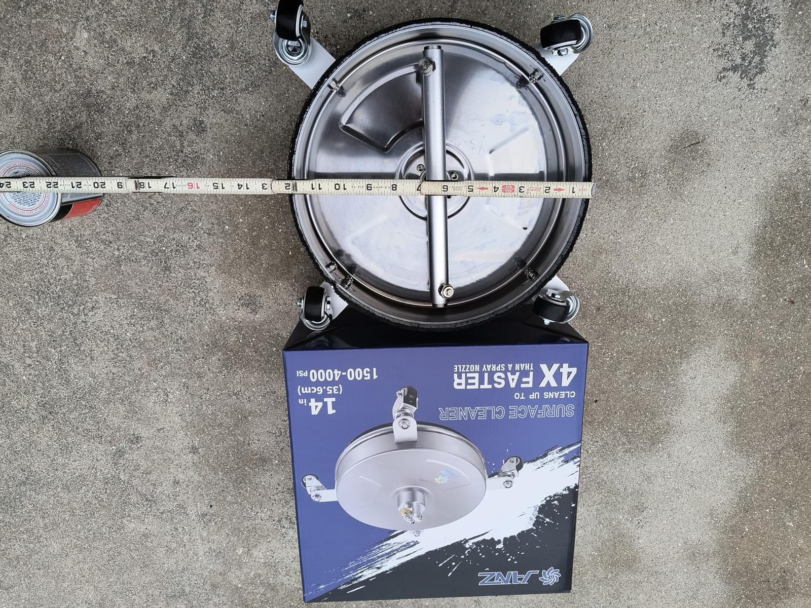 JANZ 14'' Pressure Washer Surface Cleaner customer photo 1