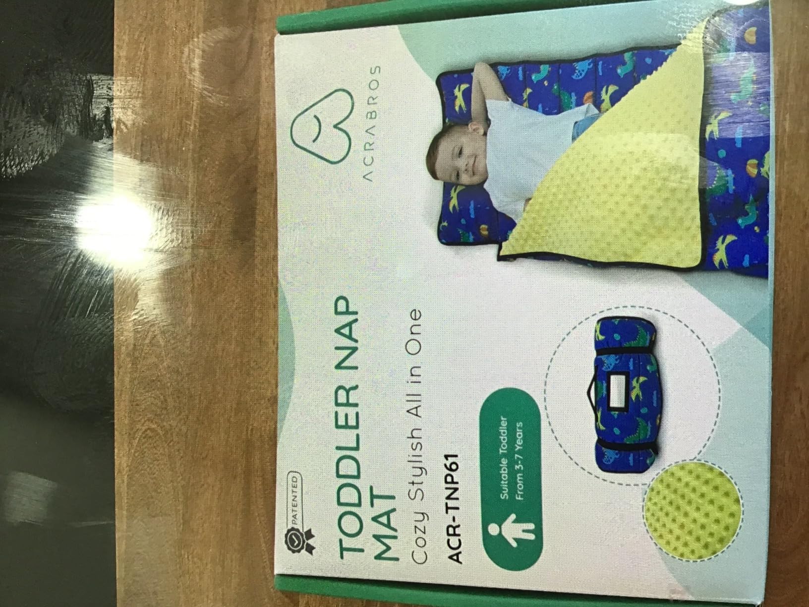 ACRABROS Toddler Nap Mat with Pillow and Blanket, Large Rolled Napping Mats,Slumber Bags for Boys Girls,Kids Sleeping Bag for Daycare, Preschool Travel customer photo 2