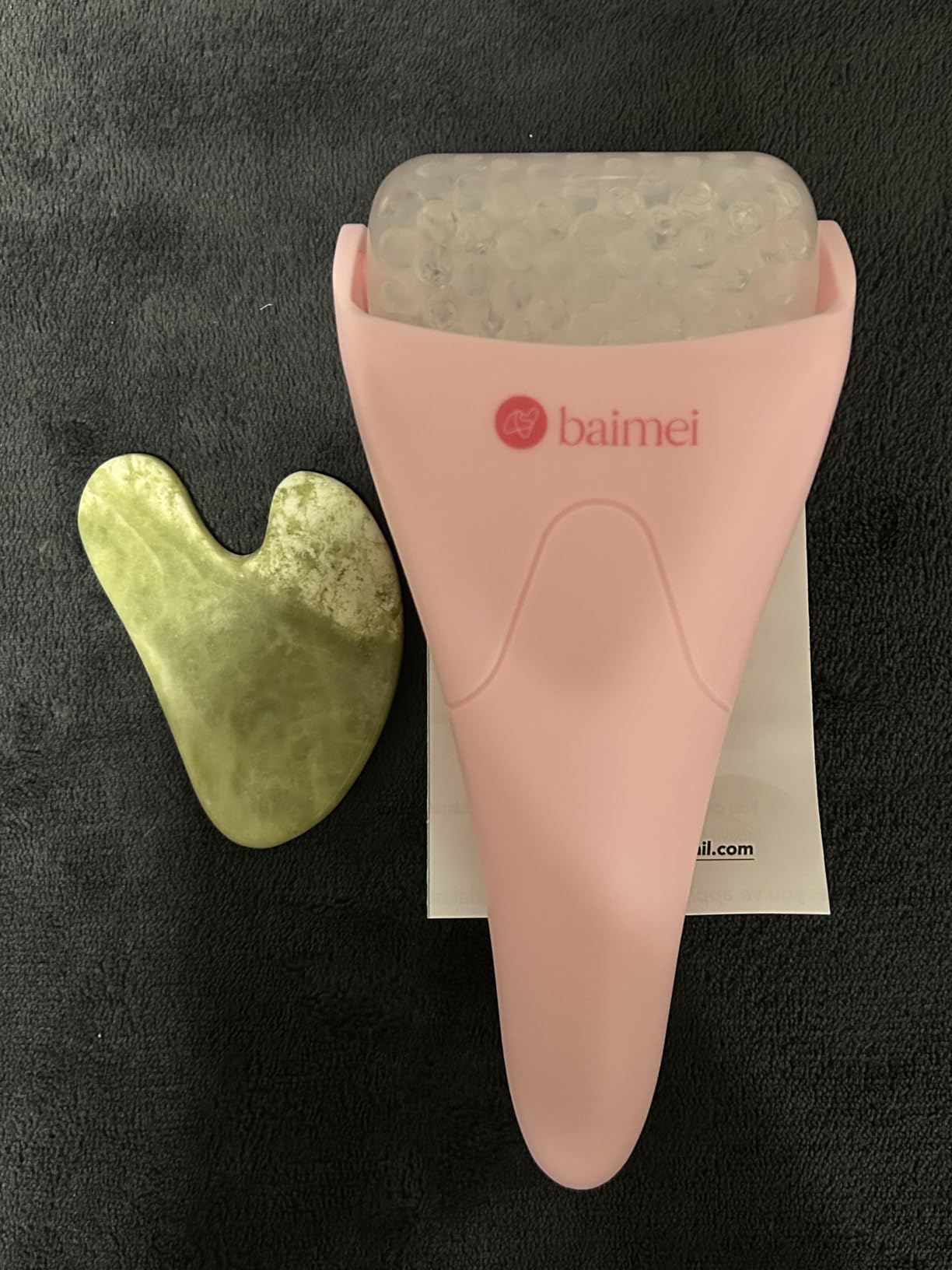 BAIMEI IcyMe Ice Roller for Face & Gua Sha Set, Depuff & Migraine Relief customer photo 1