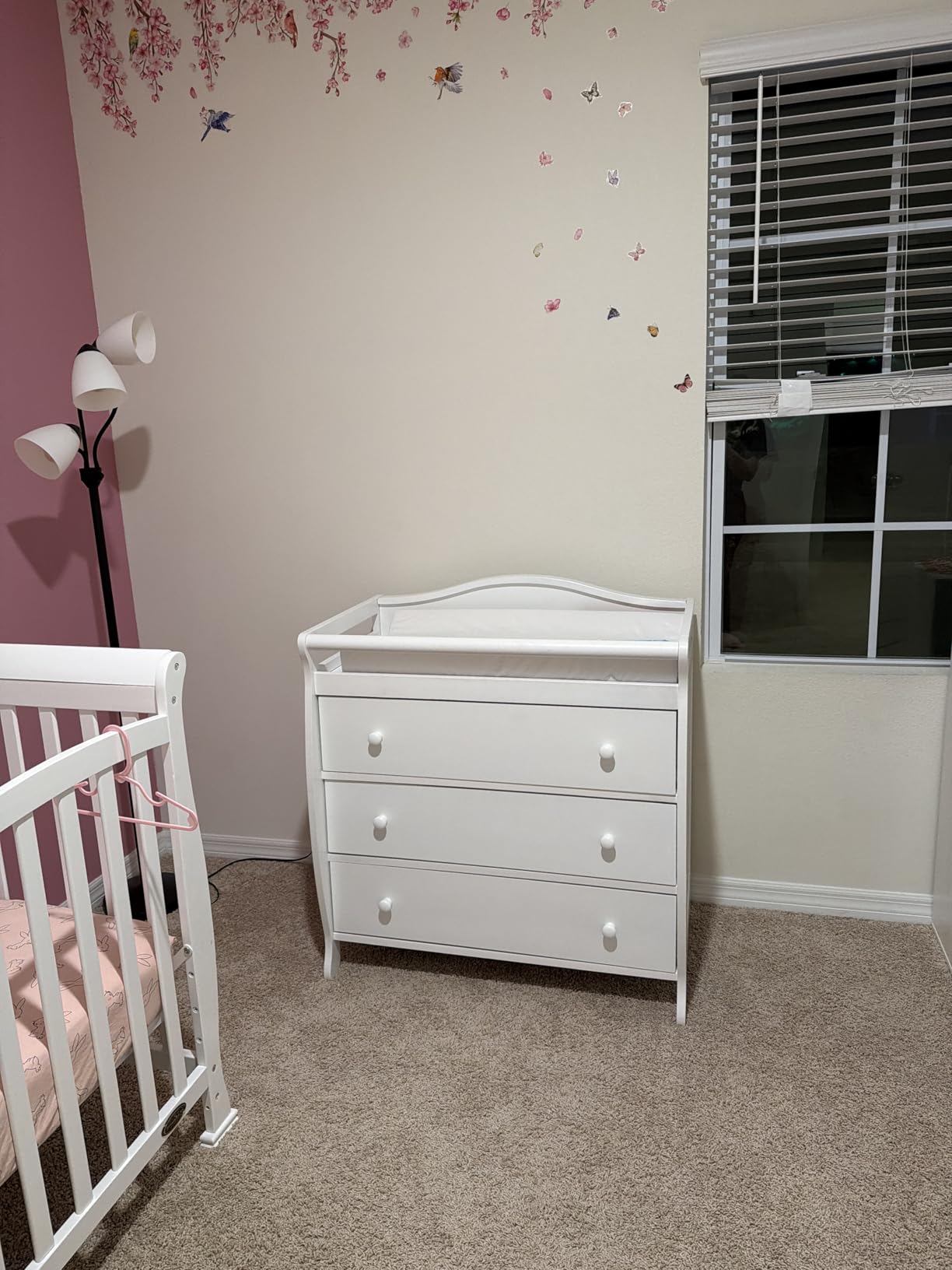 Costzon 3-Drawer Changing Table, Infant Diaper Changing Station with Drawers, Safety Rails & Strap, Baby Changing Table Dresser for Nursery, Easy Assembly (White) customer photo 1