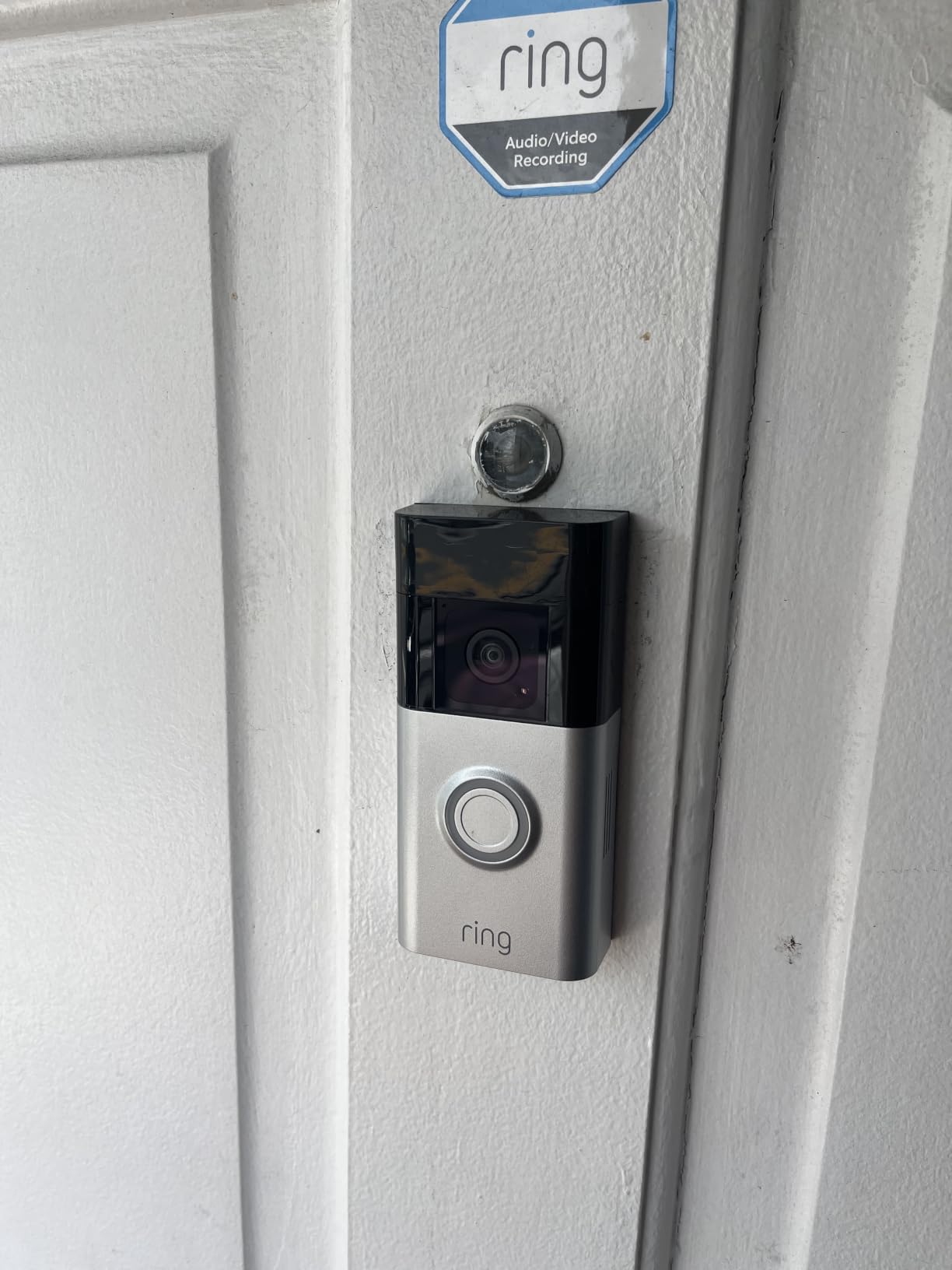 Ring Battery Doorbell Plus, Home or business security, Head-to-Toe HD+ Video, motion detection & alerts, and Two-Way Talk customer photo 2
