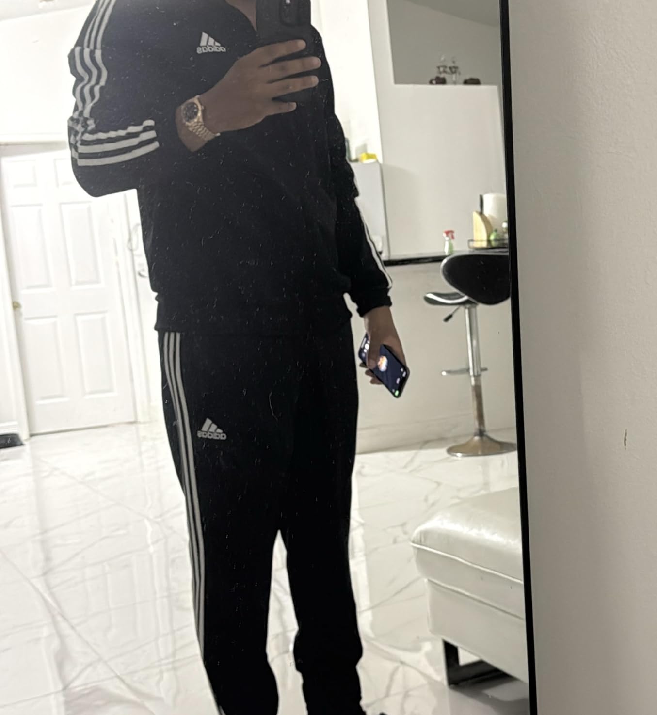 adidas Men's Basic 3-Stripes Tricot Track Suit customer photo 1