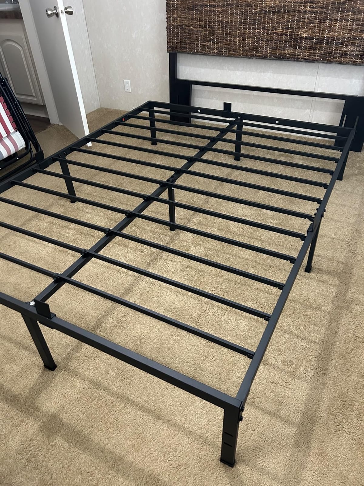 Yitong Angel 14 Inch Queen Size Bed Frame,3500 lbs Heavy Duty Metal Platform, Mattress Foundation with Steel Slat Support/No Box Spring Needed/Noise Free/Non-Slip/Easy Assembly customer photo 1