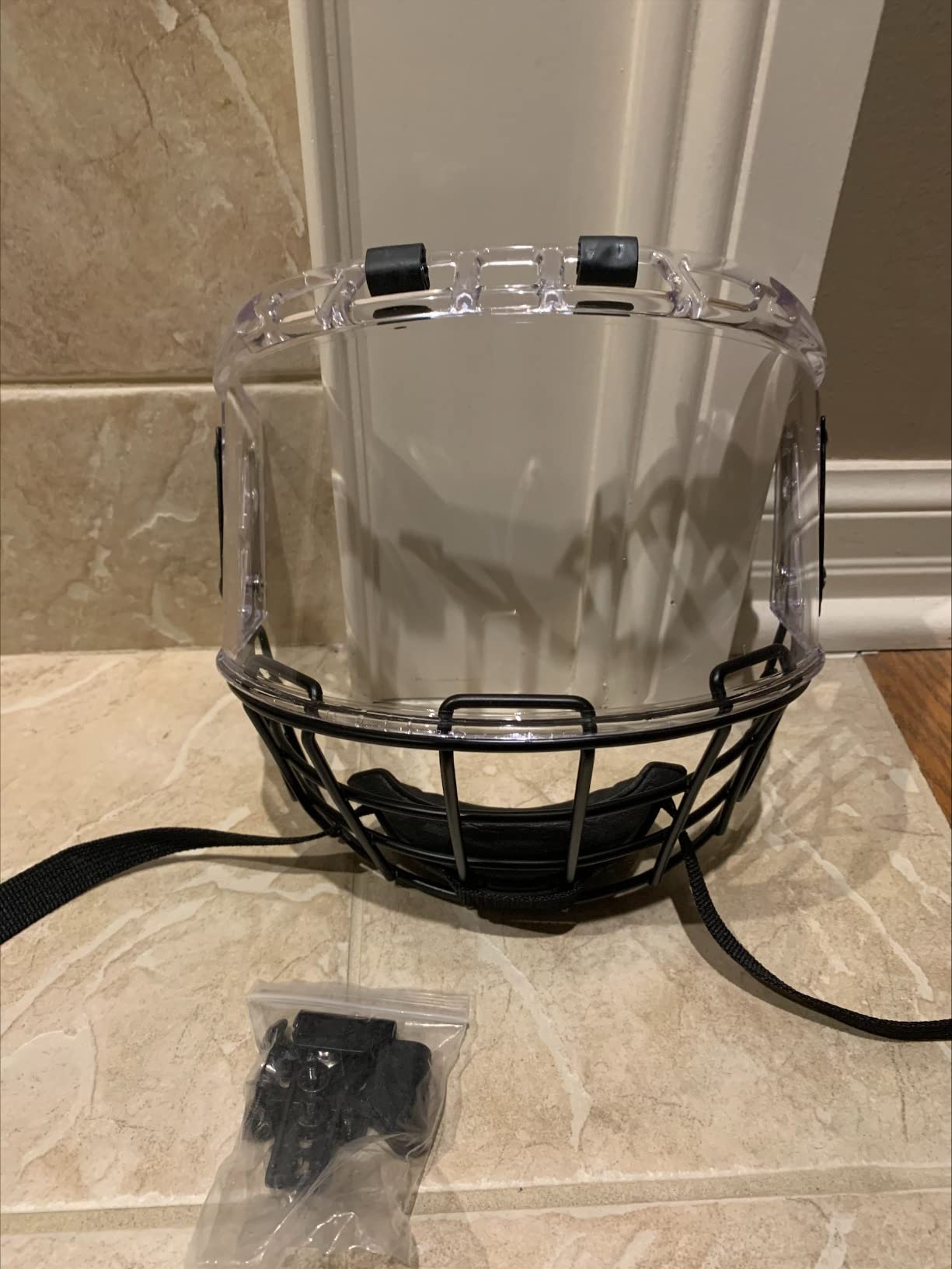GY PC300 Hockey Helmet Cage & Face Shield Protector Combo customer photo 1