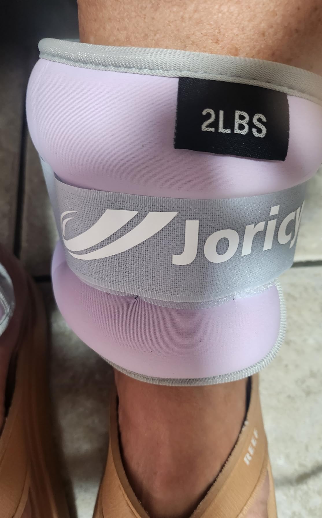 Ankle Weights A Pair of 1/2/3/4/6/8/10/12/20 LBS Wrist Leg Arm Weights for Women Men with Straps, Strength weighted for Physical Therapy Running Walking Home Fitness Gym Workout Weight Loss customer photo 1