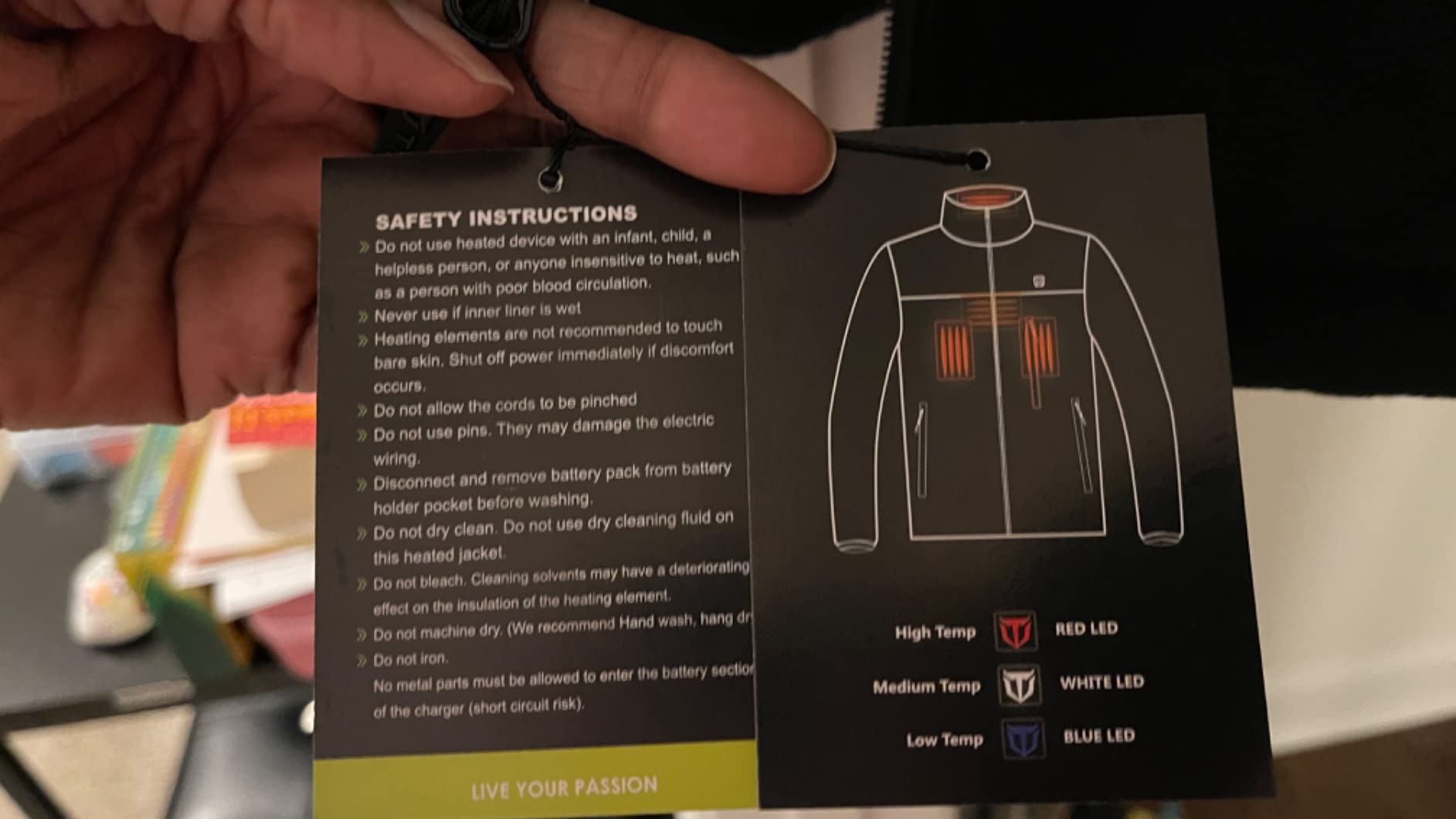 TIDEWE Men’s Heated Jacket Fleece with Battery Pack for Hunting customer photo 2