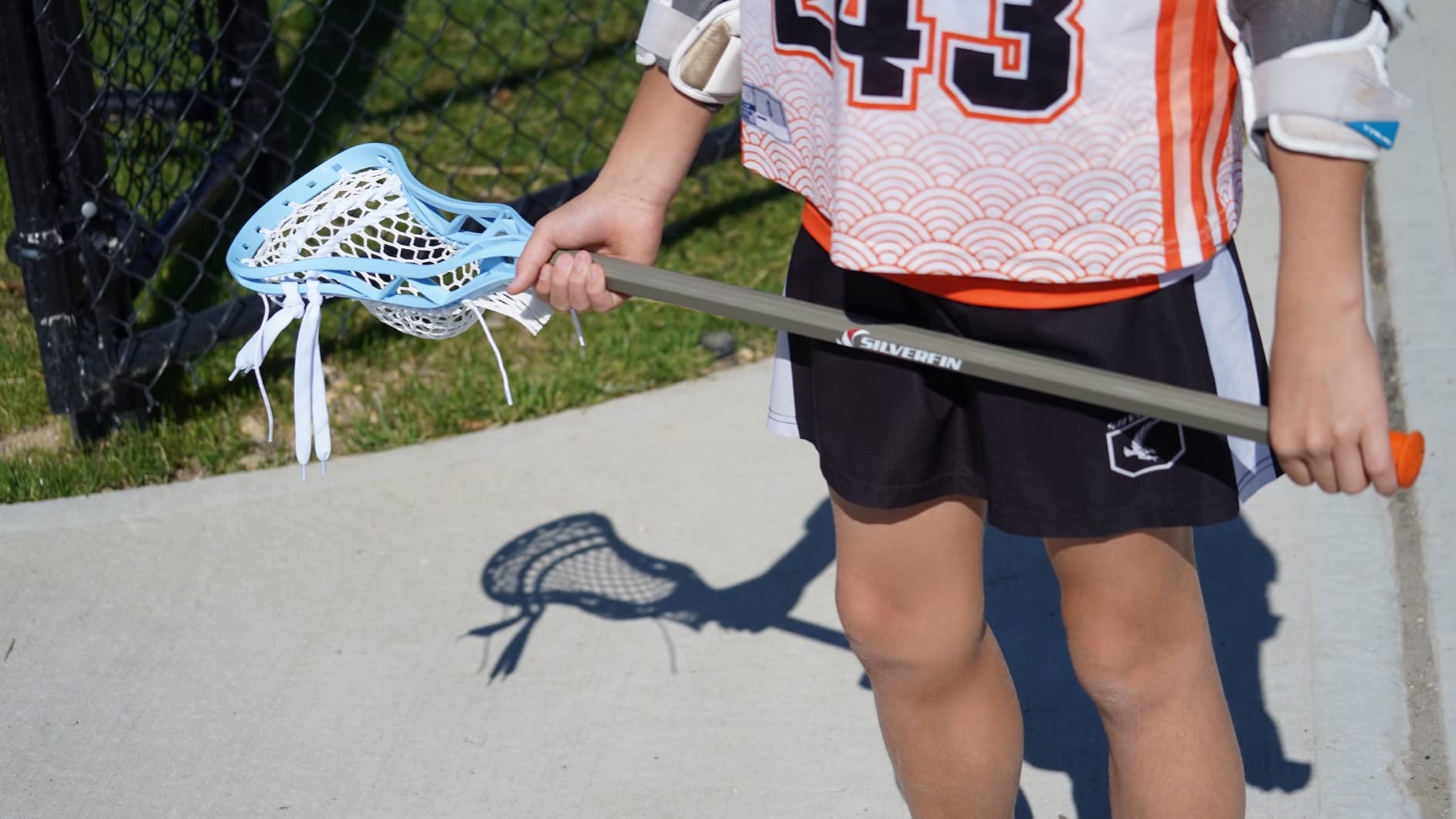 Silverfin Mens Complete Lacrosse Stick with Mesh Pocket | Youth Lacrosse Stick: Smooth, Lightweight & Durable with Sturdy Construction | Kids Lacrosse Sticks | Boys Lacrosse Stick customer photo 1