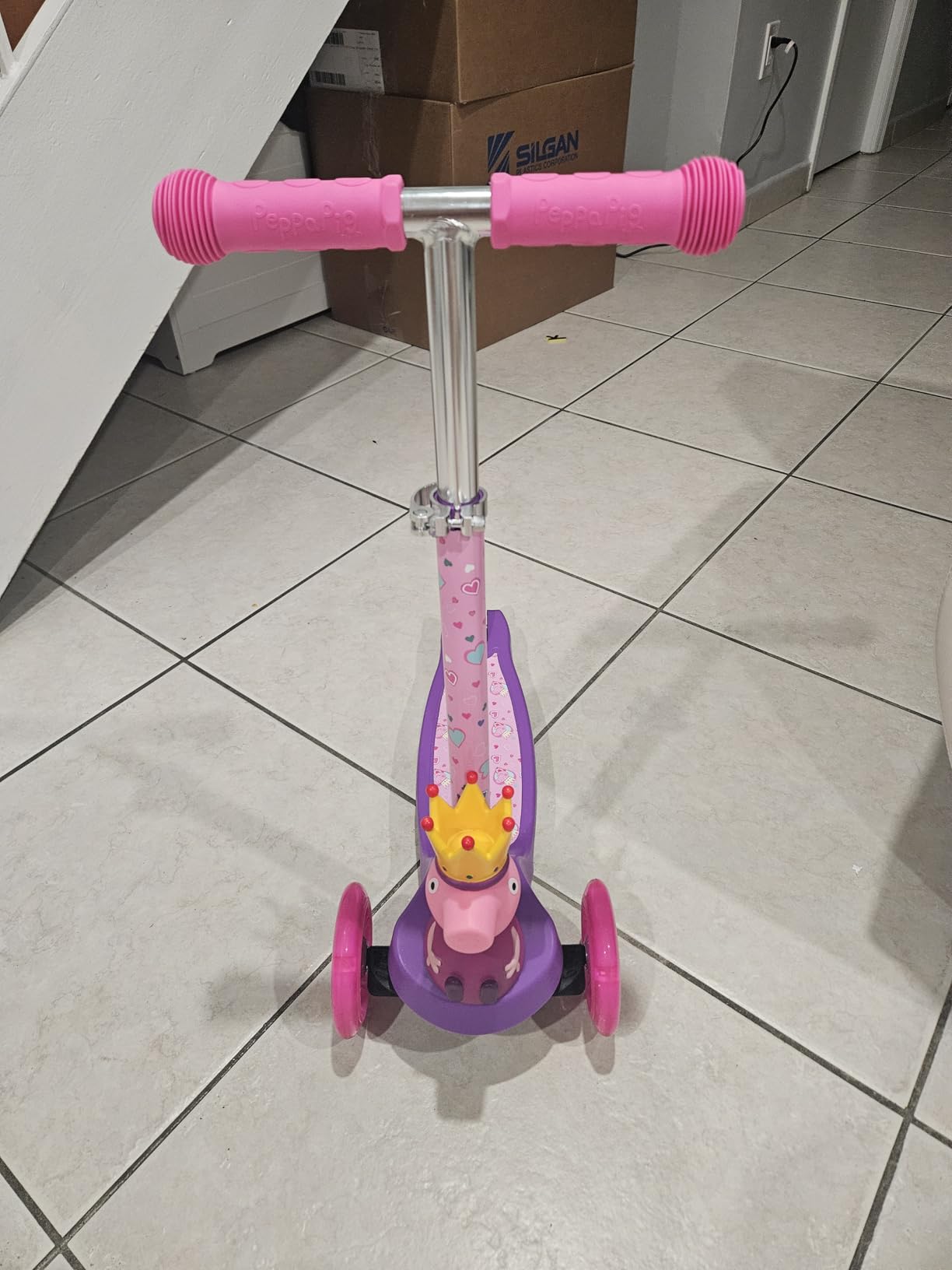 Kick Scooter for Kids, 3 Wheel Self Balancing, Light Up LED Wheels customer photo 1