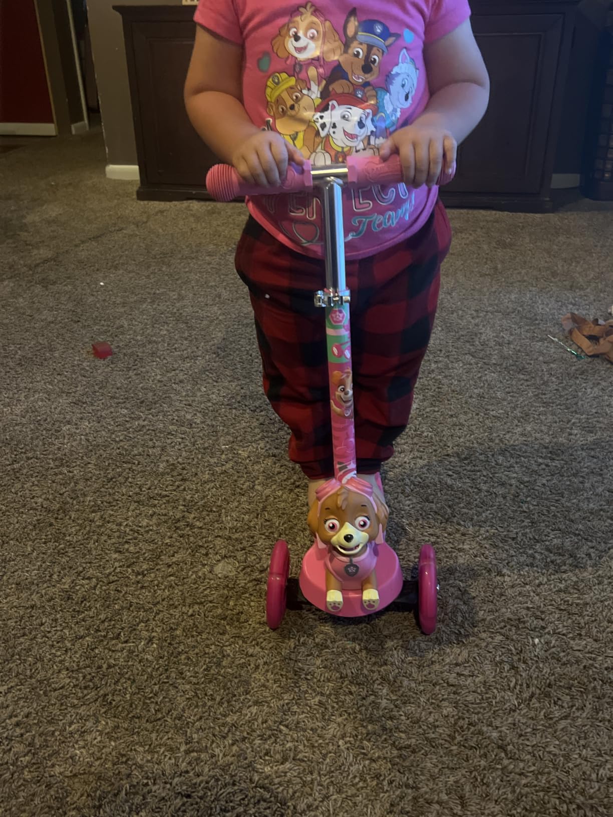Kick Scooter for Kids, 3 Wheel Self Balancing, Light Up LED Wheels customer photo 2