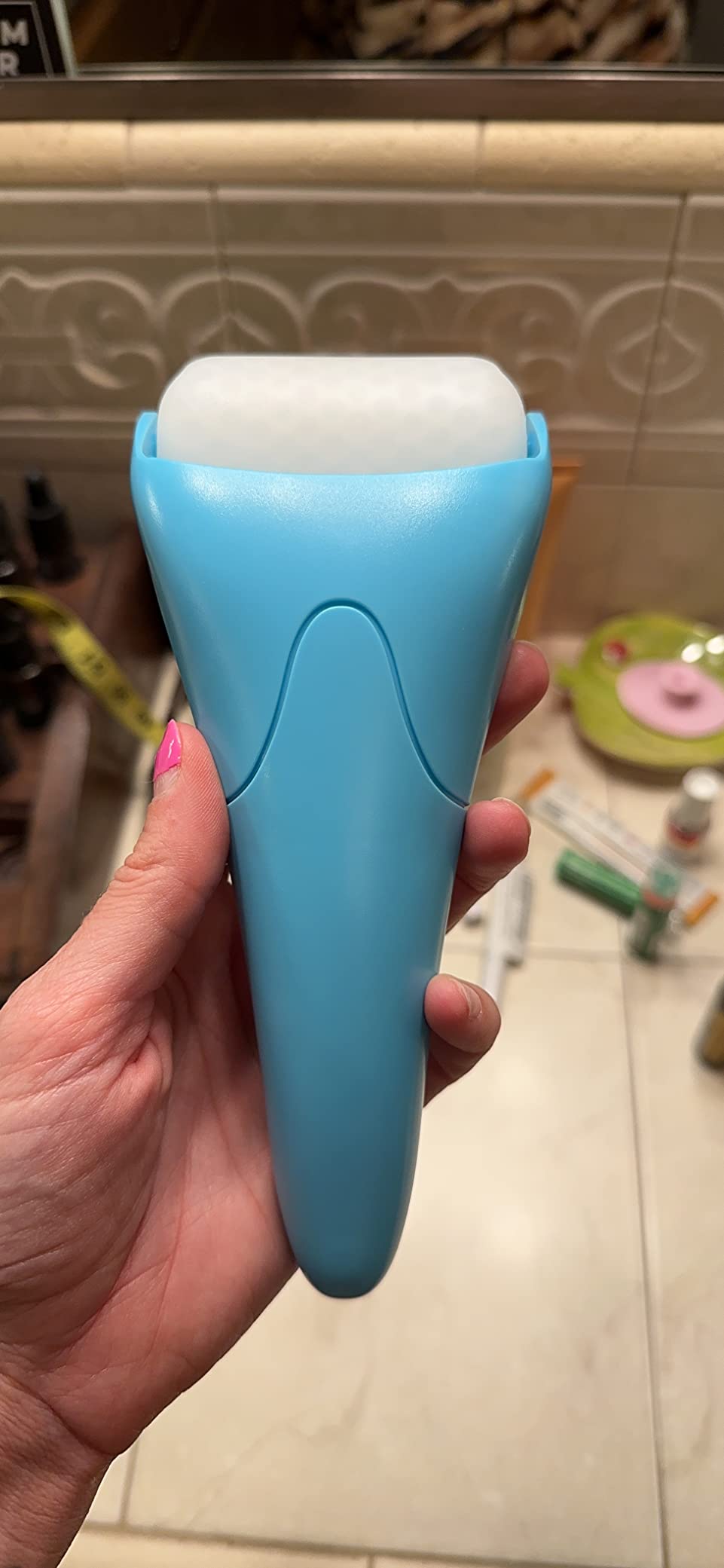 Gua Sha & Ice Roller for Face, Small Gifts, Facial Tools for Puffiness and Redness Reducing Skin Care Routine, Self Care Massage Gift for Women Men customer photo 1