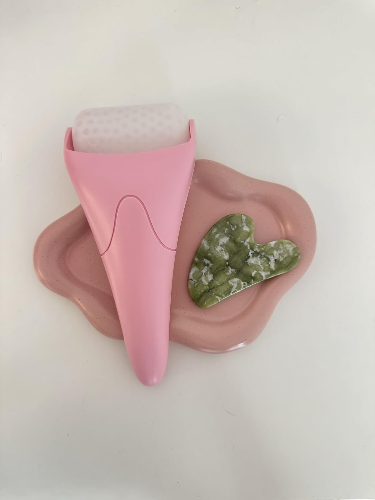 Gua Sha & Ice Roller for Face, Small Gifts, Facial Tools for Puffiness and Redness Reducing Skin Care Routine, Self Care Massage Gift for Women Men customer photo 2