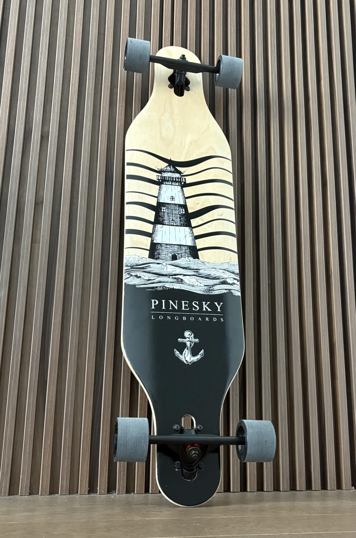 41 Inch Longboard Skateboard 8 Ply Natural Maple Complete Skateboard Cruiser for Cruising, Carving, Free-Style and Downhill with T-Tool customer photo 1
