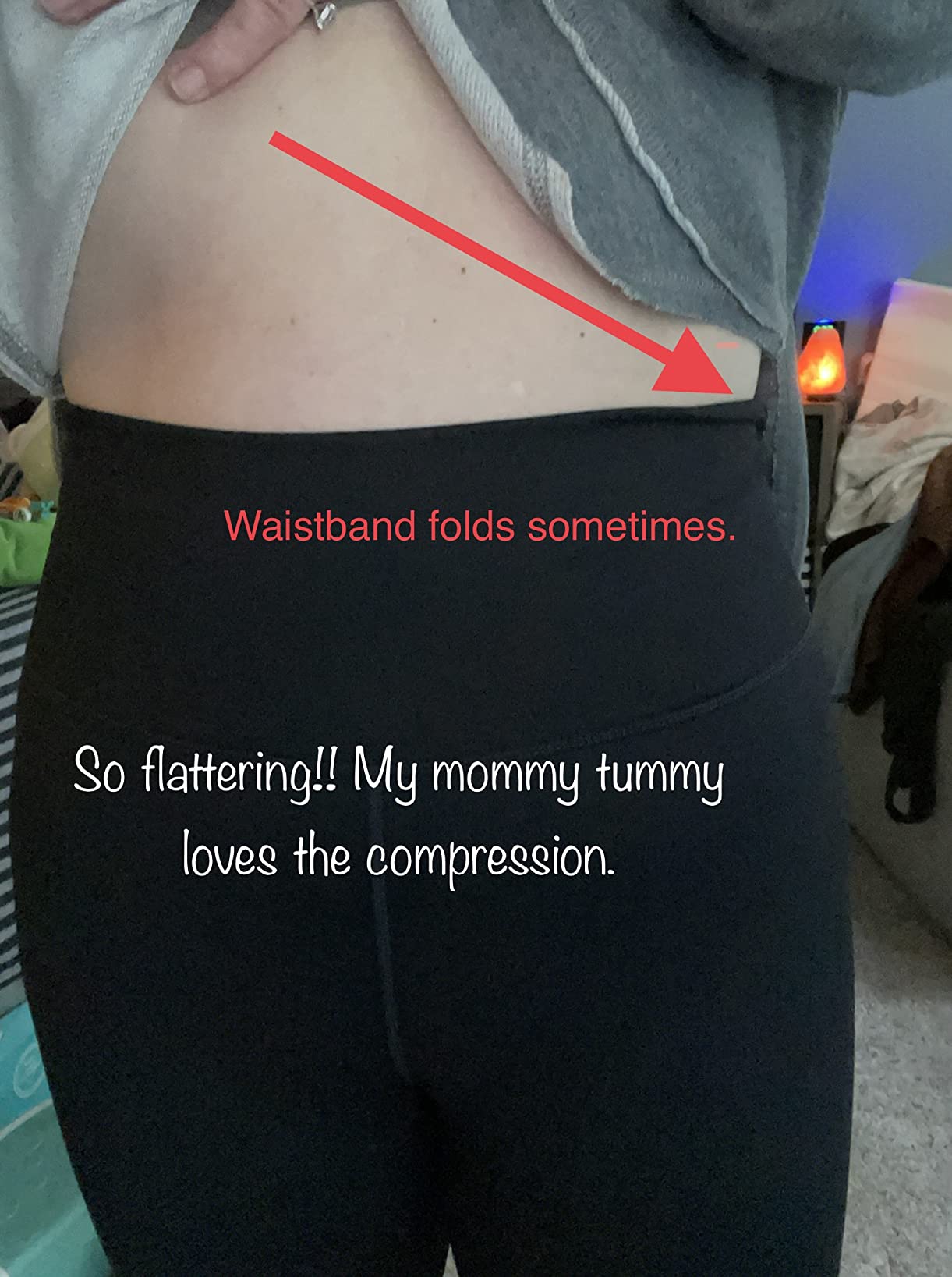Fabletics Women's Define High-Waisted Legging, Workout, Yoga, Running, Athletic, Active, Maximum Compression, Flattering customer photo 2