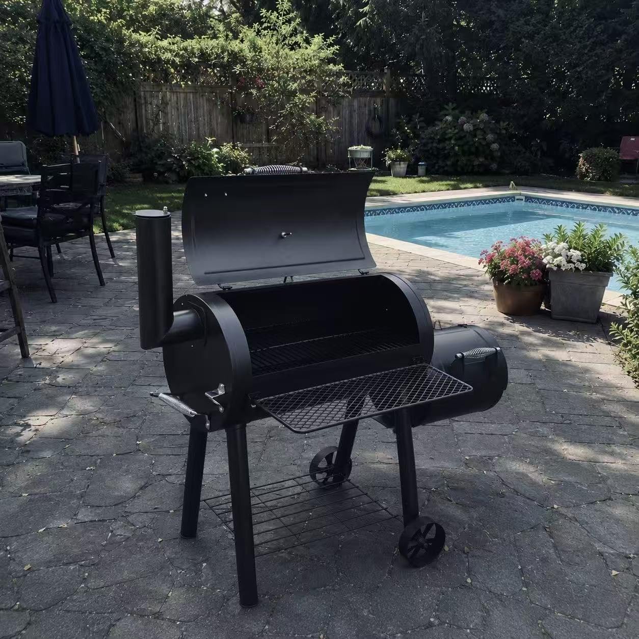 Captiva Designs Smoker Grill Extra Large Outdoor Charcoal Barbecue Grill customer photo 1