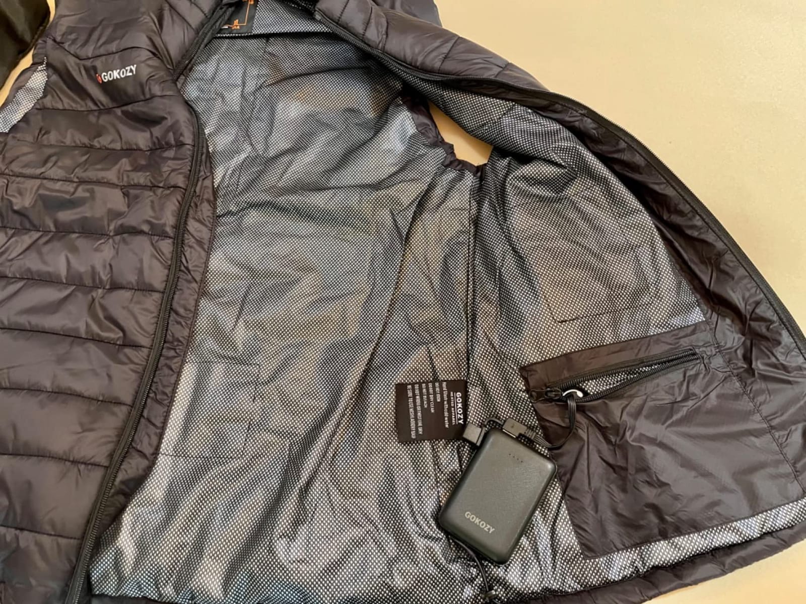 Gokozy Heated Vest for Men and Women with 10000mah Battery Pack, Lightweight Heated Jacket,Electric Heated Motorcycle Vest customer photo 1