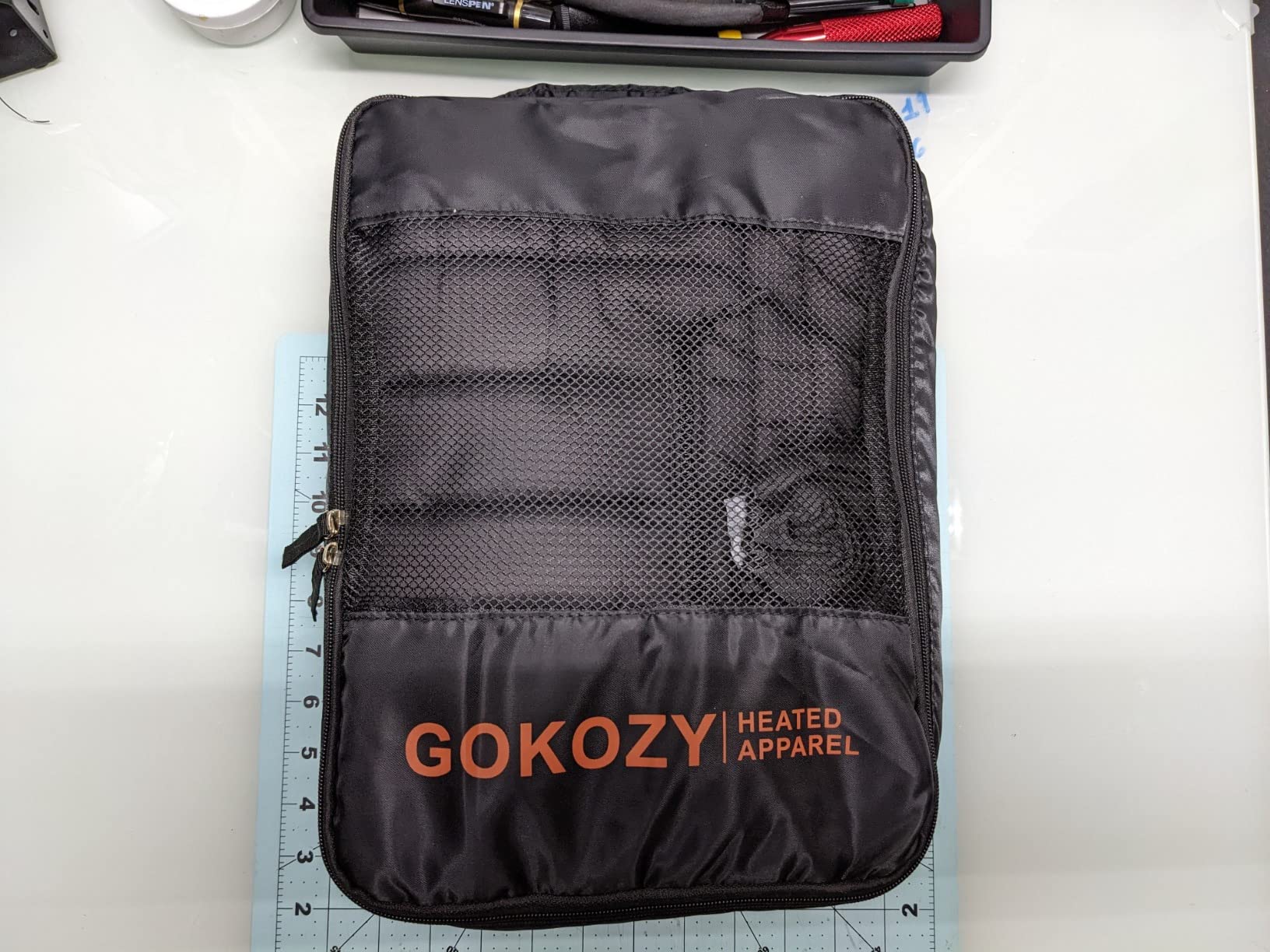 Gokozy Heated Vest for Men and Women with 10000mah Battery Pack, Lightweight Heated Jacket,Electric Heated Motorcycle Vest customer photo 2