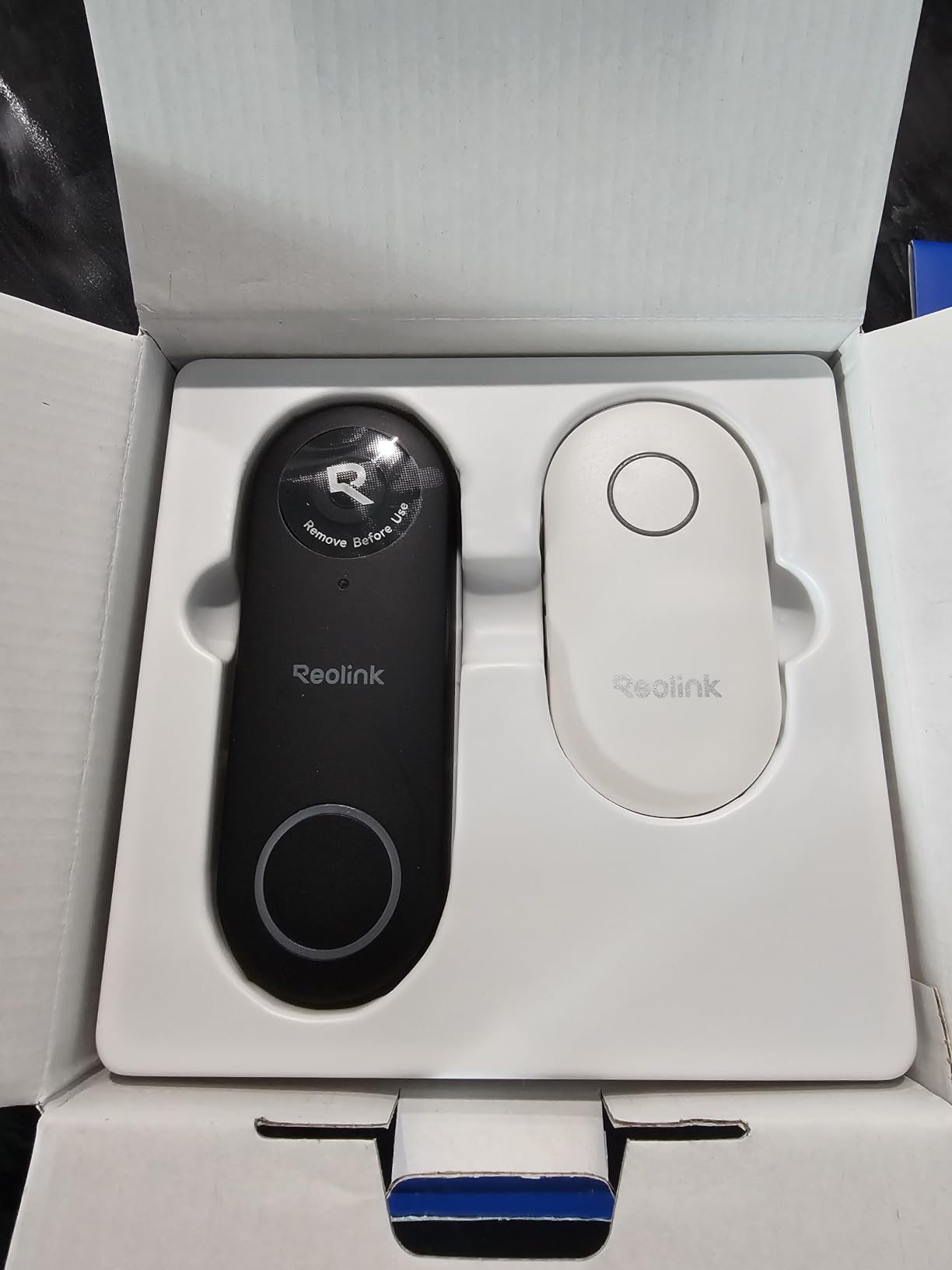 REOLINK Video Doorbell WiFi 2K Wired Camera, 4:3 Wide View Outdoor Camera customer photo 1