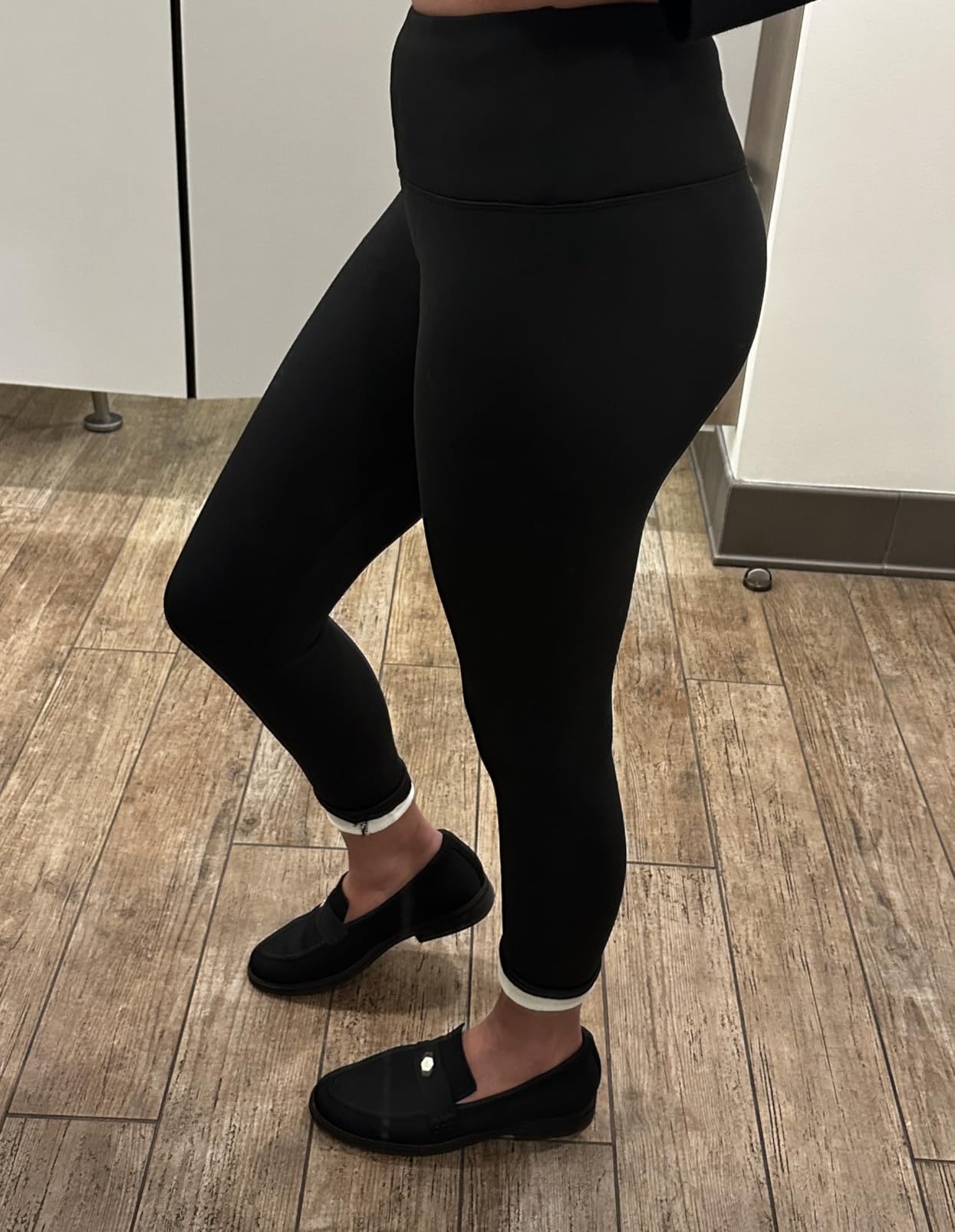CAMPSNAIL Fleece Lined Leggings Women - Thick Winter Thermal Warm Pants customer photo 1