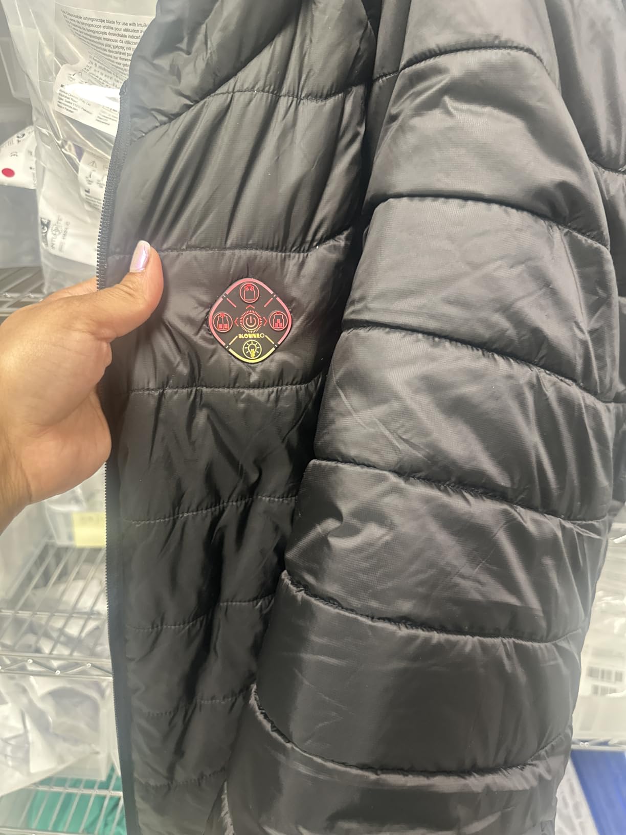 KOVNLO Womens Heated Vest, 5 in 1 Smart Controller, Lights-out Design, Electric Heated Jackets (Battery Pack Not Included) customer photo 1
