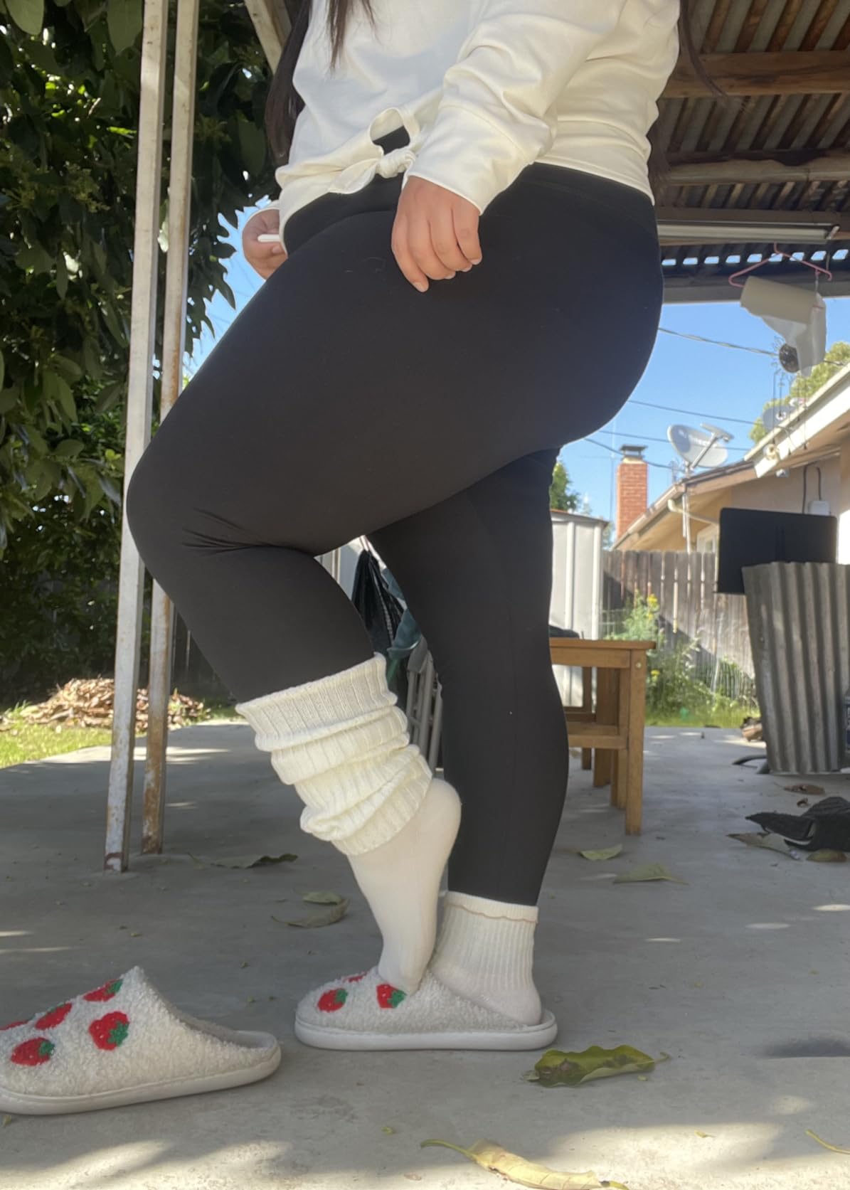HLTPRO 3 Pack Plus Size Leggings for Women, High-Waisted and Stretchy customer photo 2