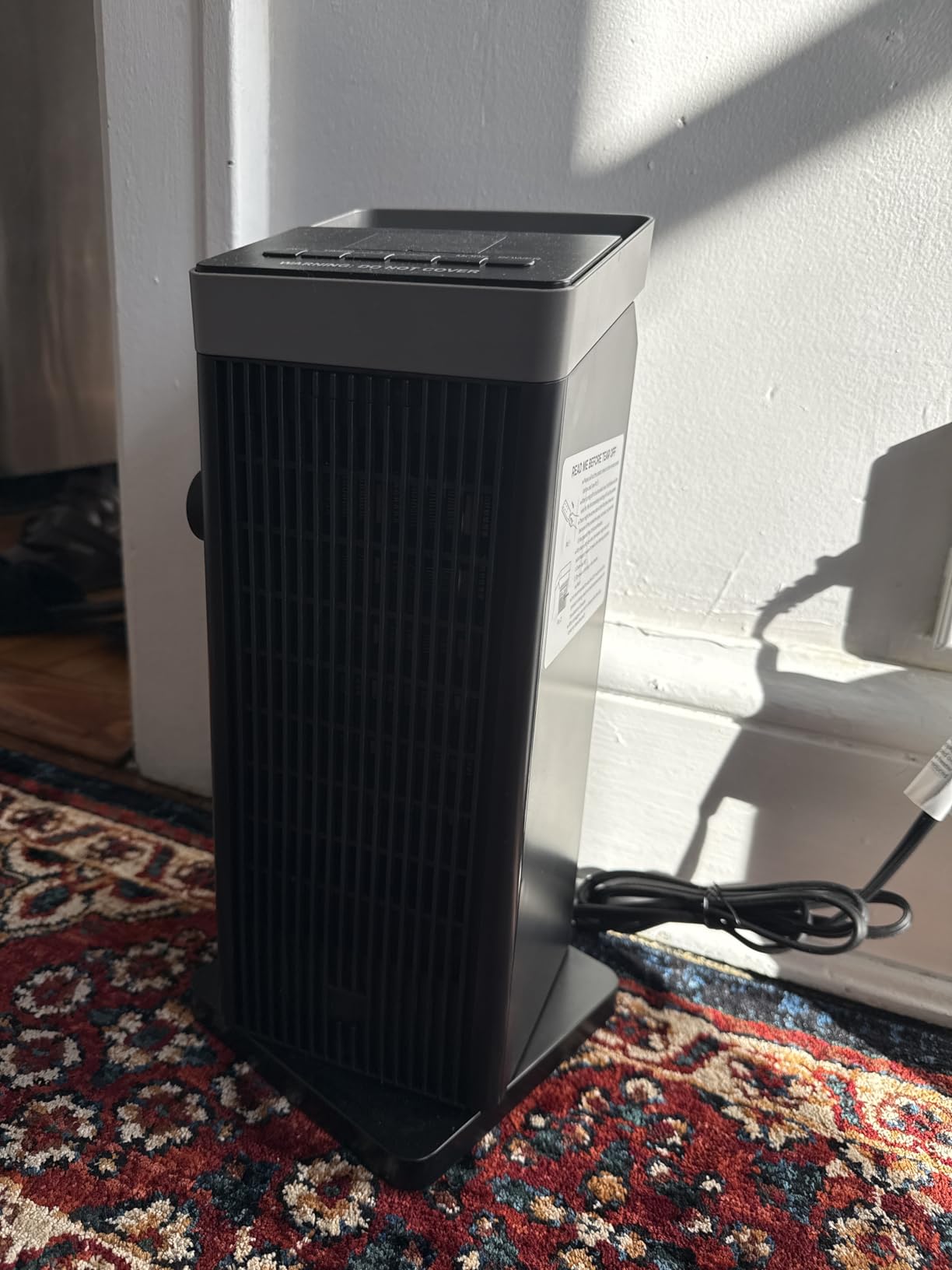 BREEZOME 1500W Space Heater for Indoor Use, Ceramic Electric Tower Heater customer photo 2