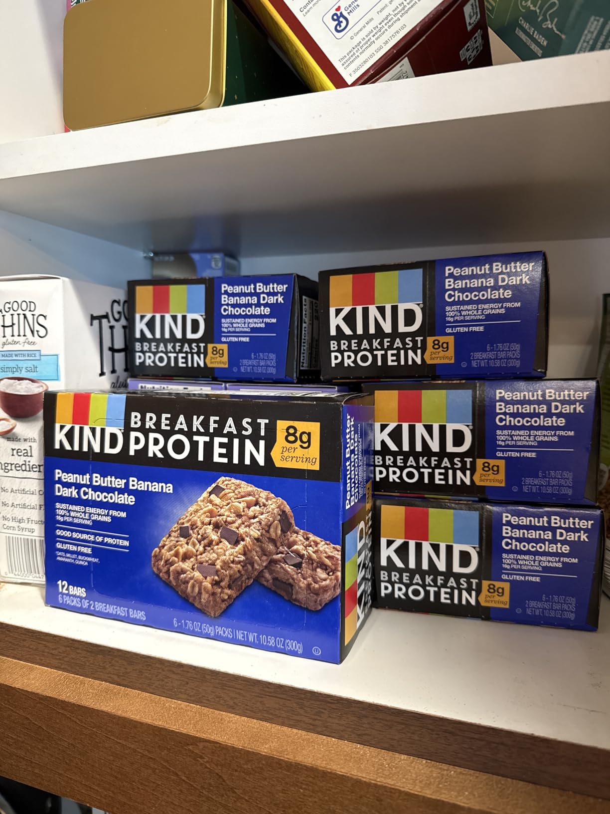 KIND PB Banana Dark Choc Protein Breakfast Bar 6 Count, 10.58 OZ customer photo 2