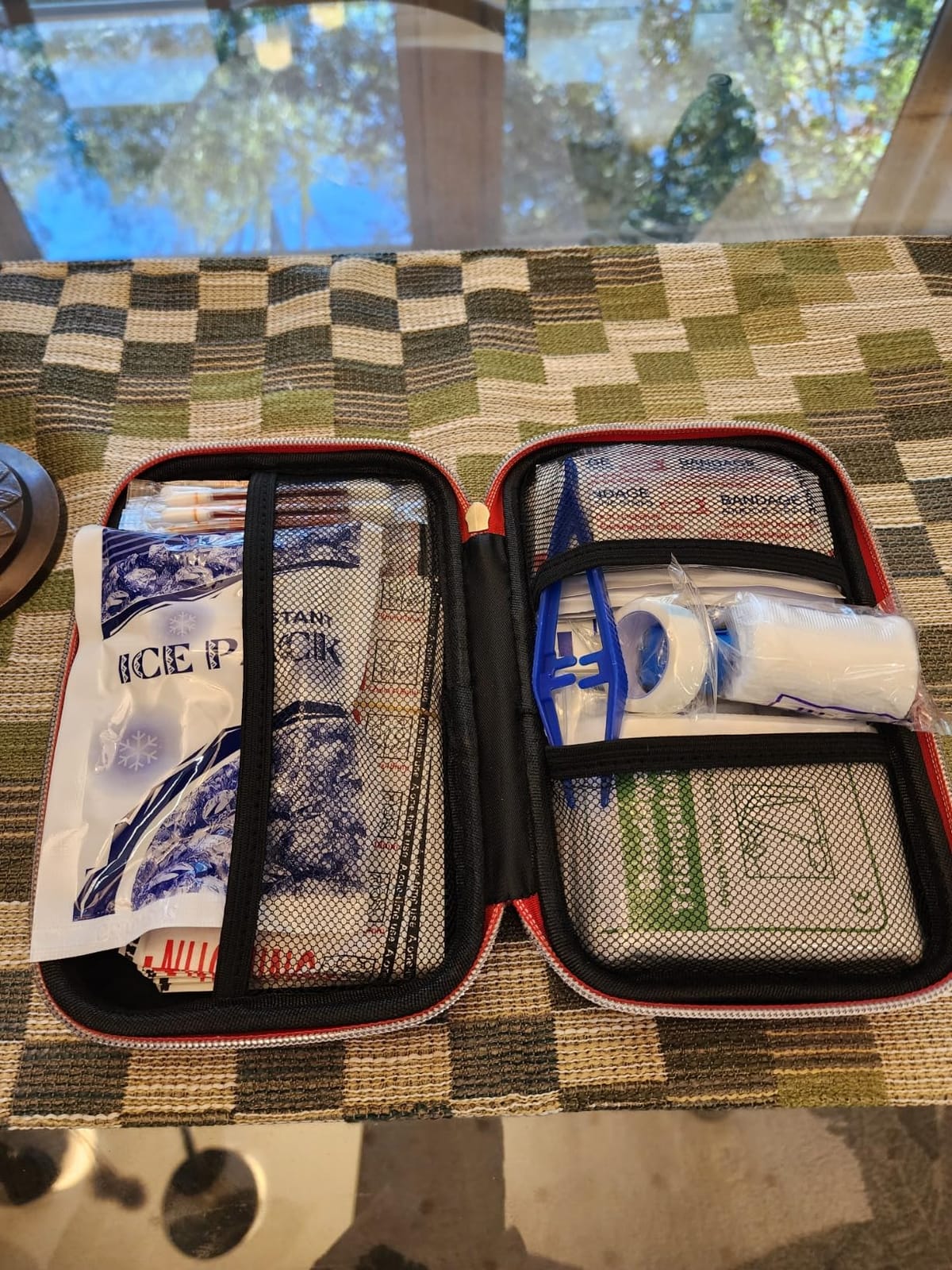 First Aid Kit 276PCS Car Home Camping Essentials Red Emergency Kit AMORNING customer photo 2