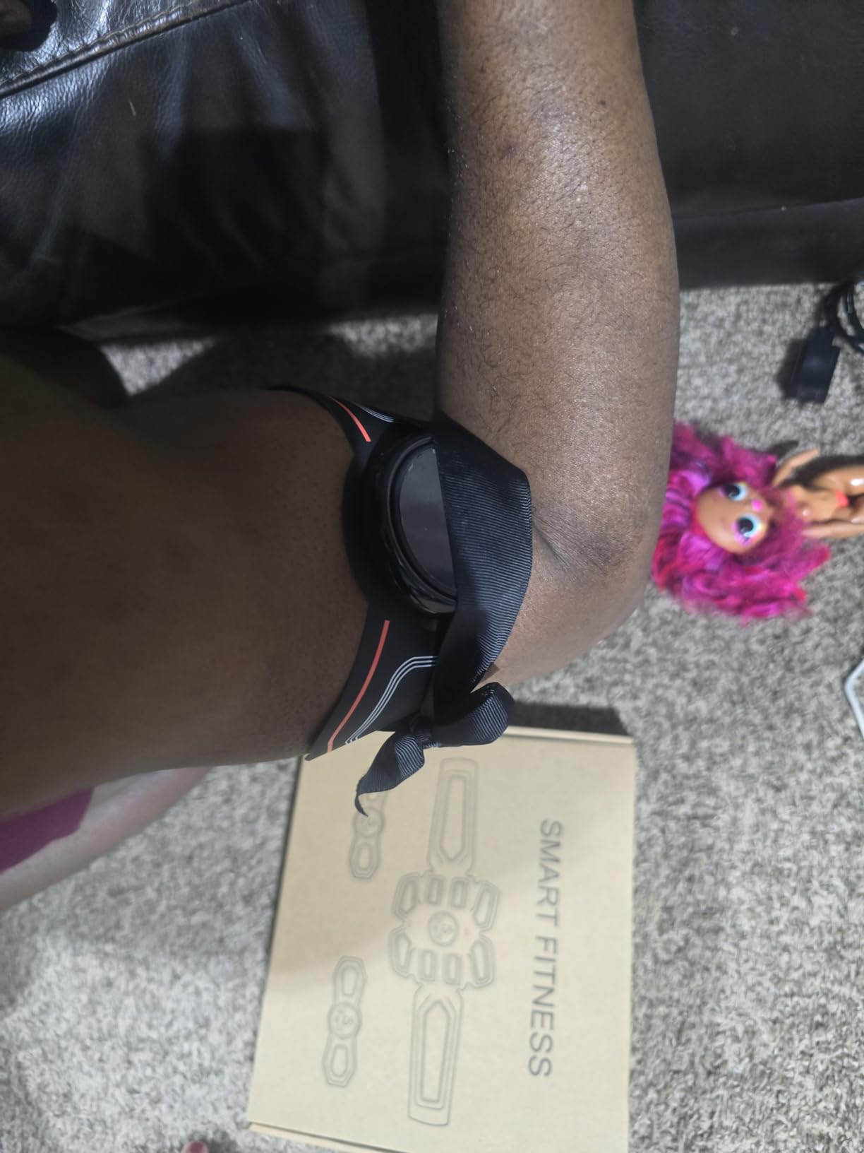 BLASET ABS Stimulator, Ab Toning Belt Trainer, Workout Equipment for Men & Women - BFB-11 customer photo 2