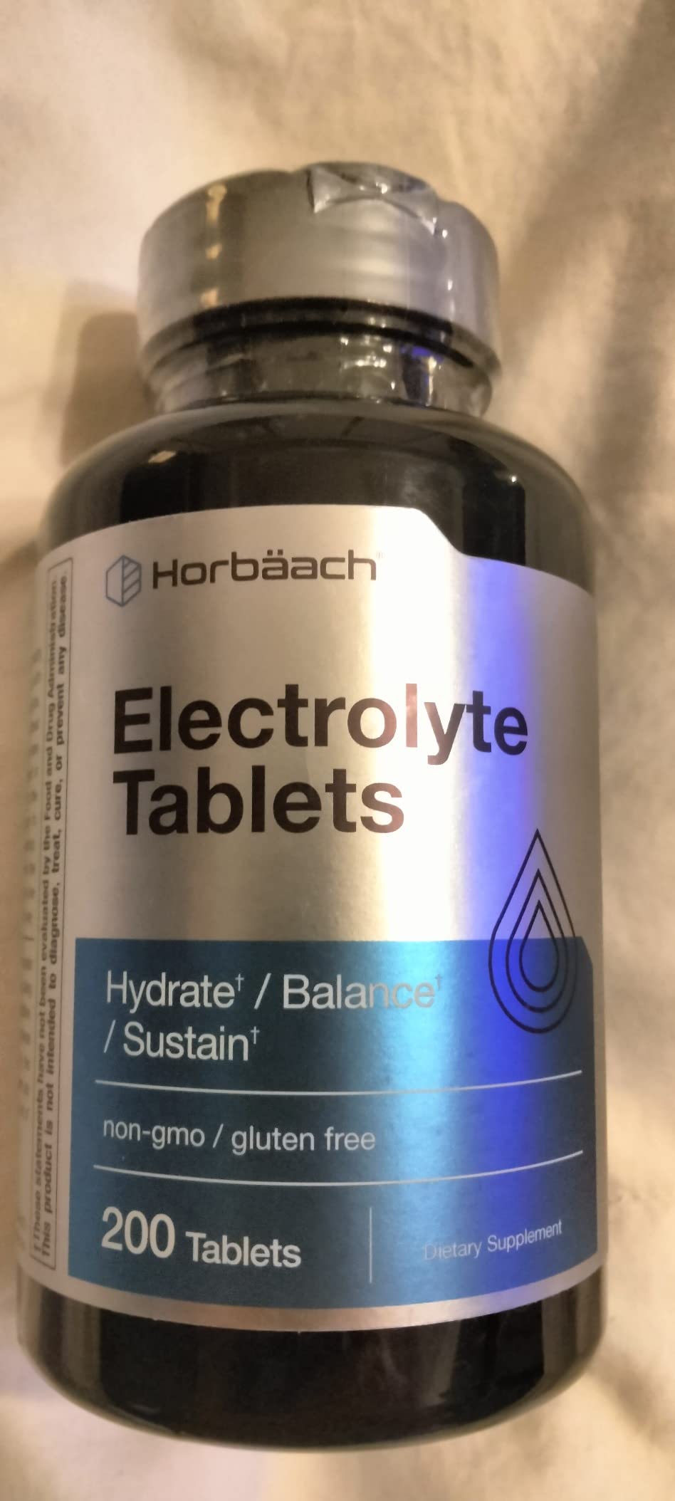 Horbäach Electrolyte Tablets | 200 Count | Helps Hydration & Balance customer photo 1