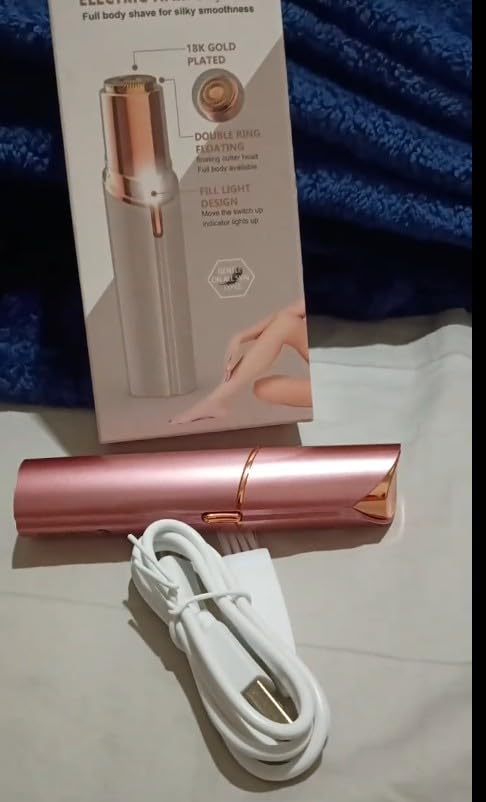 Flawless Facial Hair Remover for Women Painless Face Shaver -Mini Hair Remover, Electric Razor Shaver Portable Bikini Epilator for Lips, Chin, Armpit, Peach Fuzz, Fingers customer photo 2