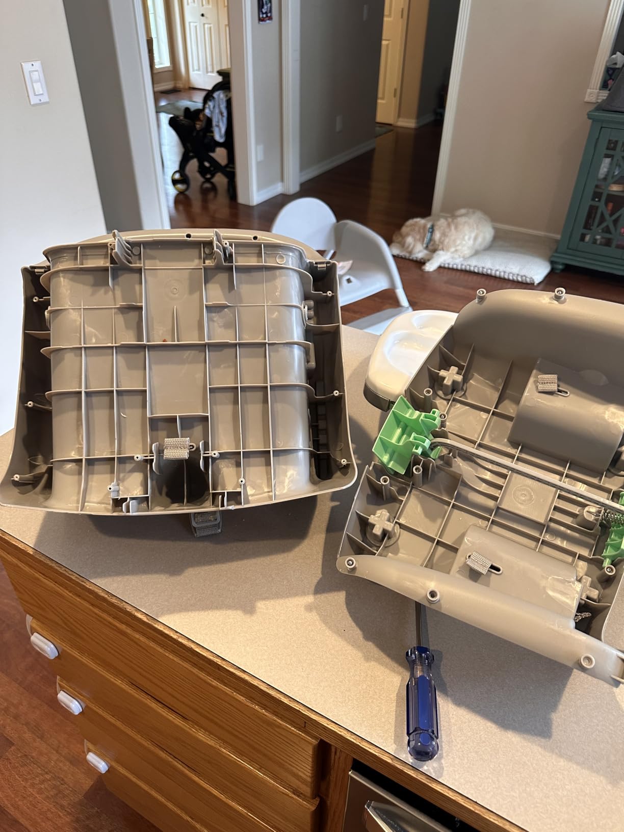 Ingenuity Full Course 6-in-1 High Chair - Baby to 5 Years Old, 6 Convertible Modes, 2 Dishwasher Safe Trays - Astro, 13108 customer photo 1