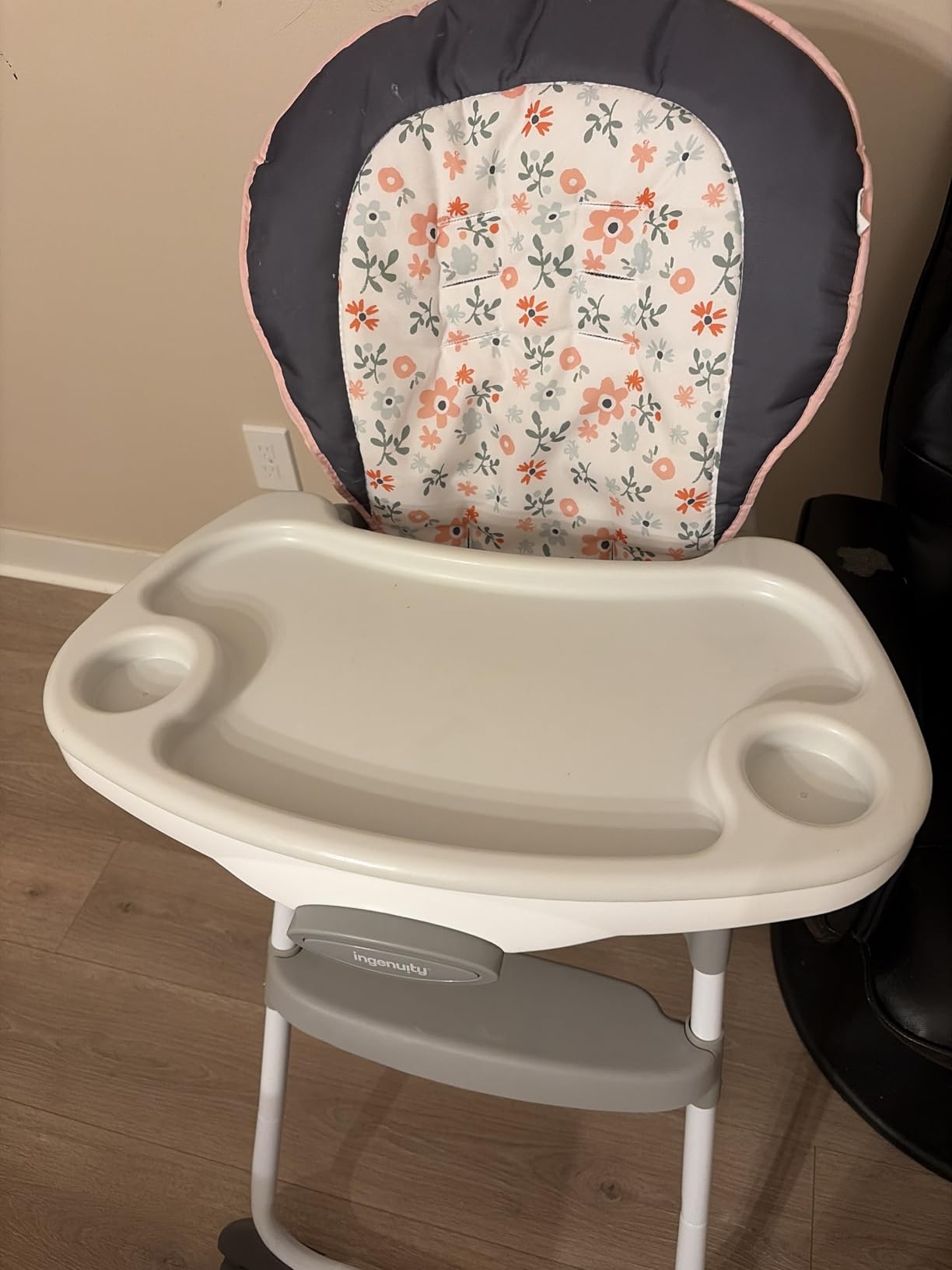 Ingenuity Full Course 6-in-1 High Chair - Baby to 5 Years Old, 6 Convertible Modes, 2 Dishwasher Safe Trays - Astro, 13108 customer photo 2