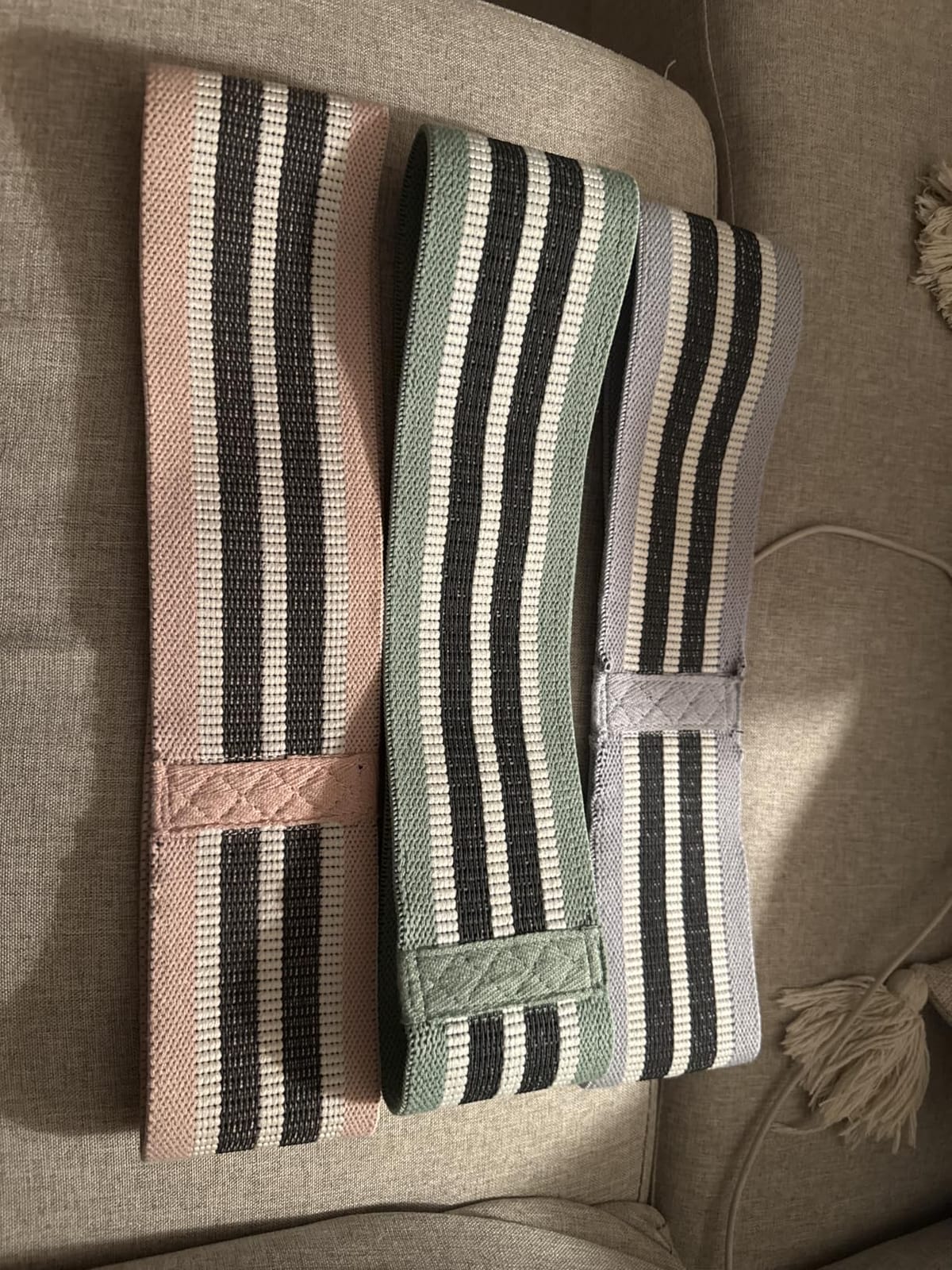 Booty Bands Set, Resistance Bands for Working Out, Exercise Bands for Women and Men Legs and Butt, Stretch Bands for Pilates, Yoga Starter Set customer photo 1