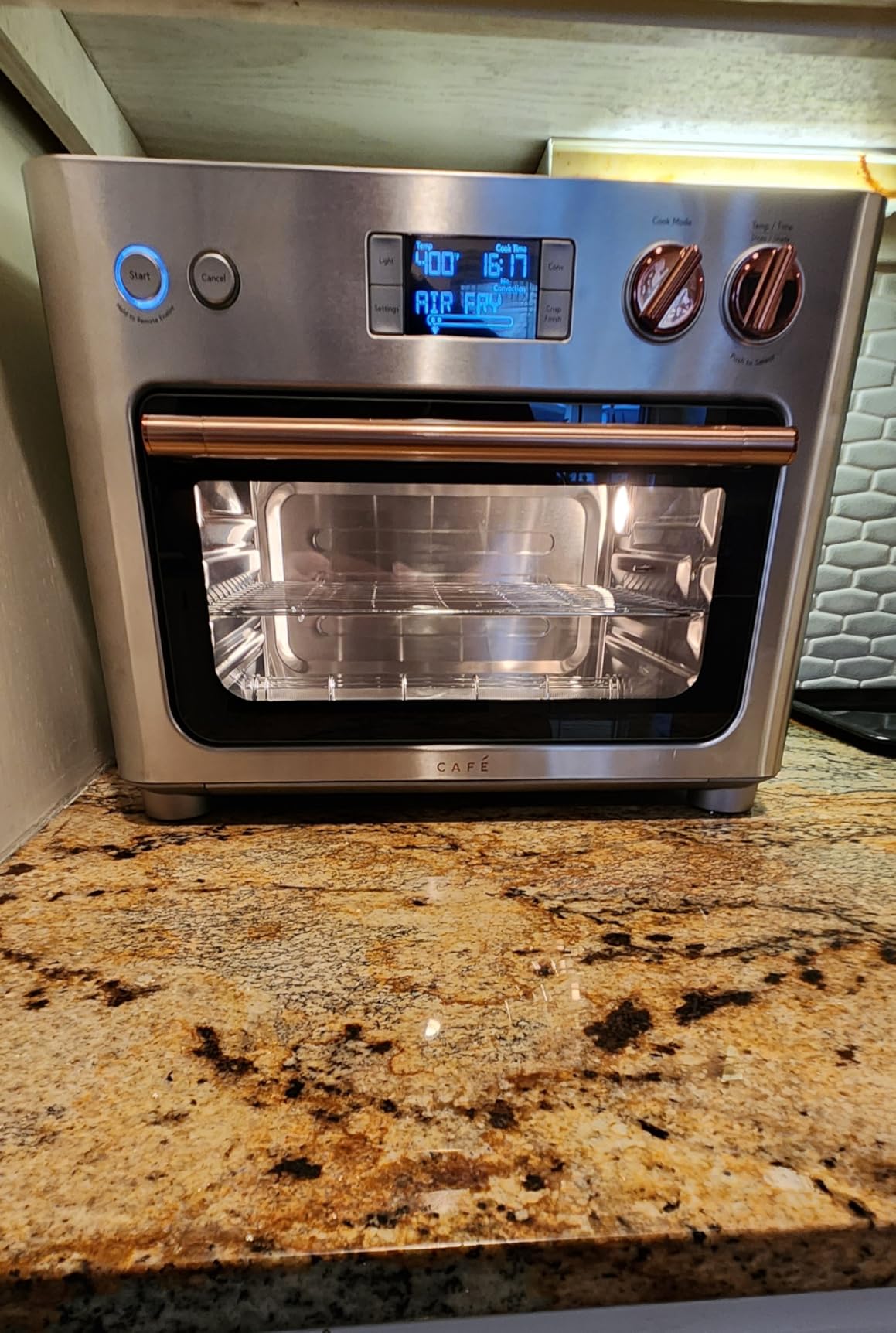 Café Couture Air Fryer Toaster Oven, 14 Modes, WiFi, Large, Crisp Finish customer photo 1