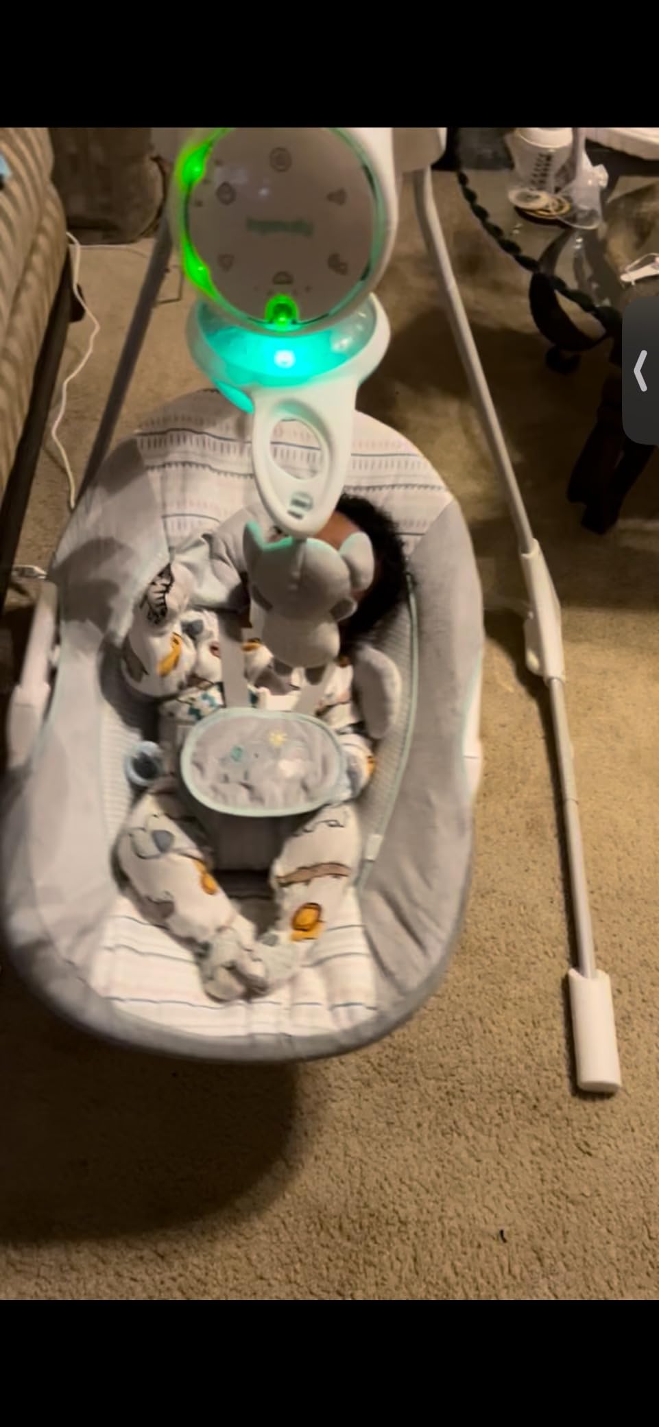 Ingenuity InLighten 5-Speed Baby Swing for Infant, Newborn to 9 Months, Van customer photo 2