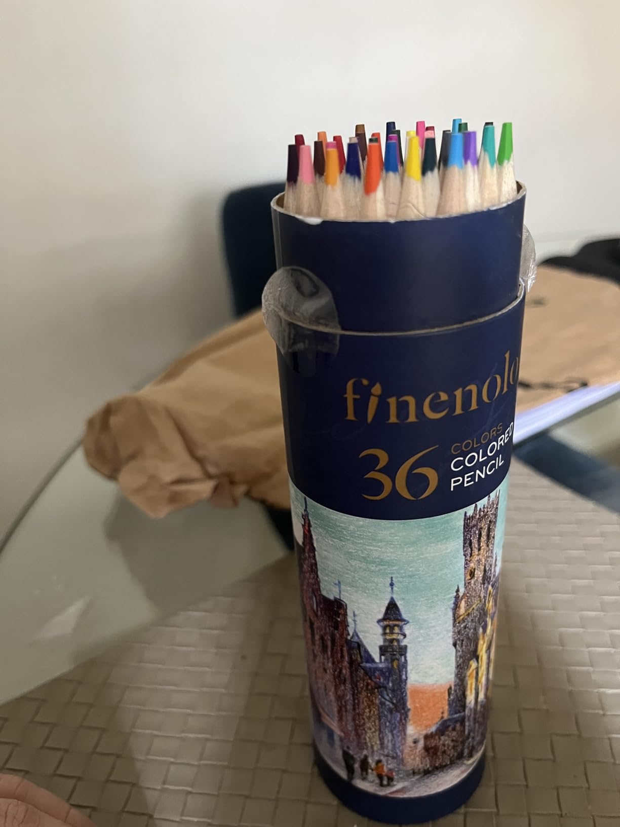 finenolo 36 Pack Colored Pencils for Adult Coloring Books | Soft Core, Art Drawing Pencils for Artists Beginners, Coloring Pencils Set with Sharpener for Coloring, Sketching, Painting customer photo 2