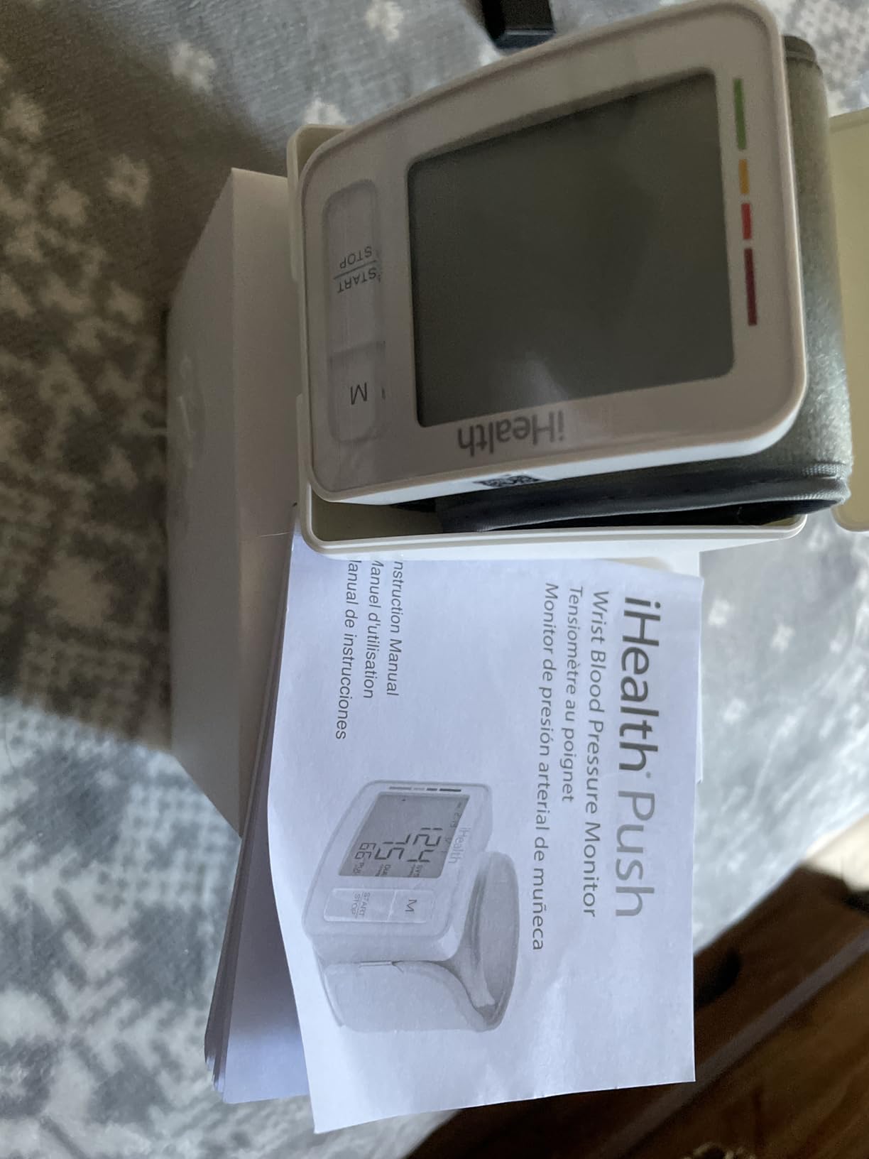 iHealth Push Wrist Blood Pressure Monitor, Portable BP Machine with App customer photo 2
