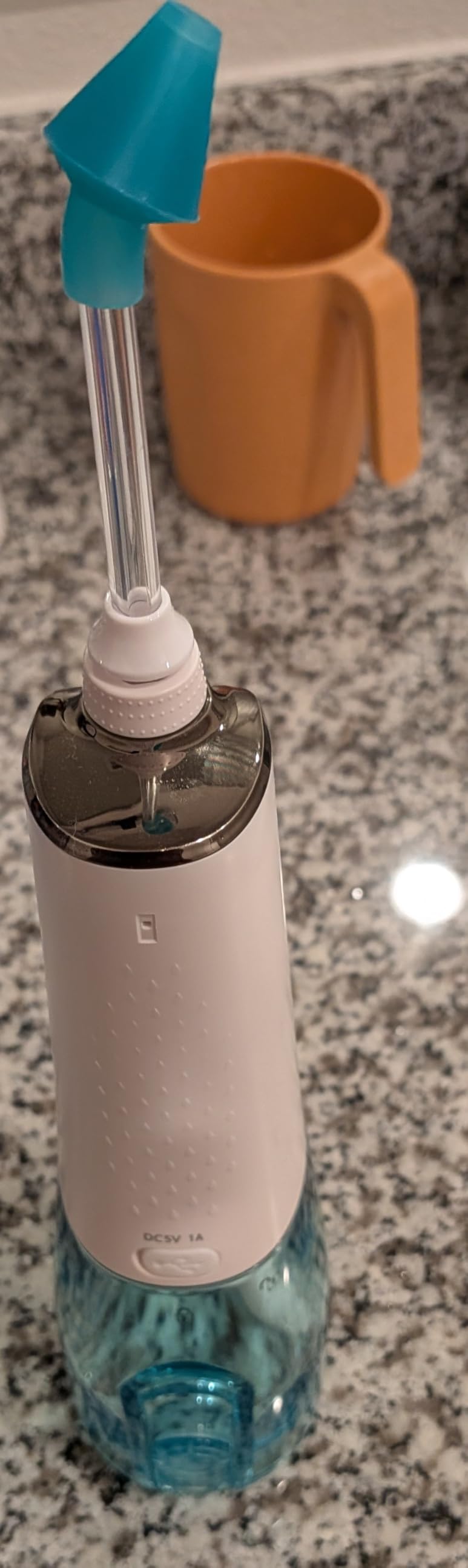 Nasal Irrigation System, Cordless Nasal Rinse Machine for Sinus Relief & Nasal Care, Electric Neti Pot with Tips and Salt Packs Nasal Irrigation Sinus Rinse System Kit for Adult & Kid (300ML) customer photo 2