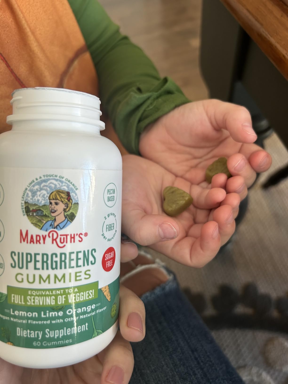 MaryRuth's Super Greens, Naturally-Occurring Quercetin, Spirulina, 60 Count customer photo 2
