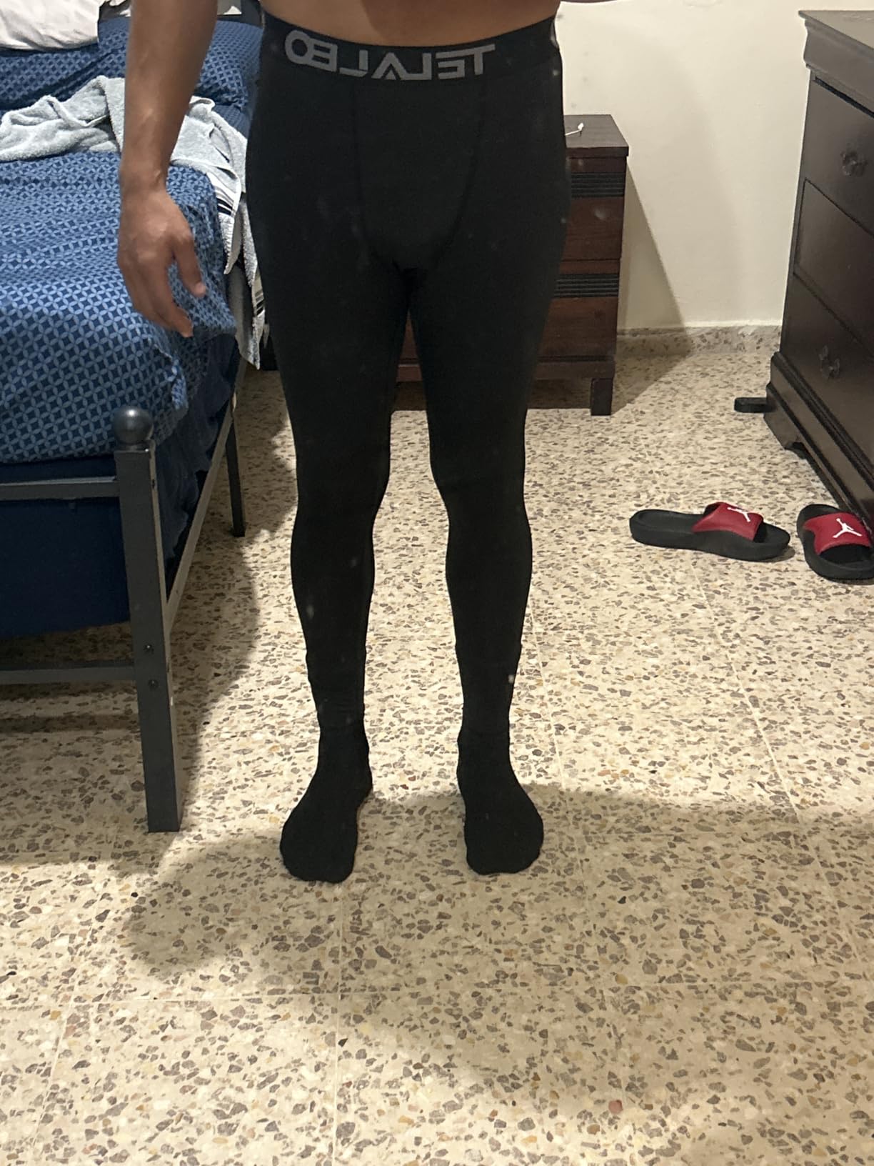 5 Pack Men's Compression Pants Performance Leggings Tights Baselayer customer photo 2