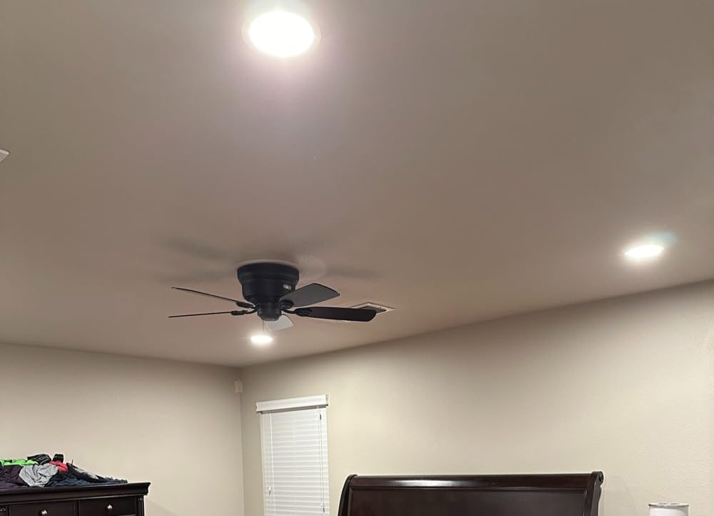 Hunter Low Profile IV, Indoor, Ceiling Fan, No Light, 42 inch, Matte Black customer photo 1