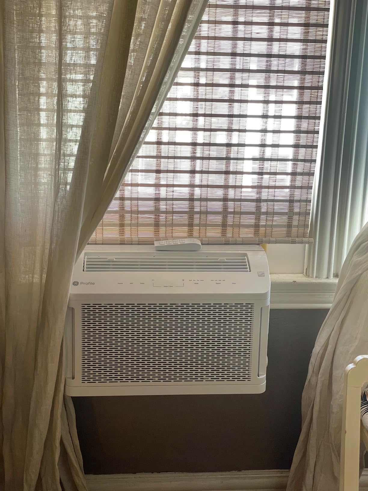 GE Profile ClearView Inverter Window Air Conditioner 10,300 BTU, Ultra Quiet, Full Window View, Cools Up to 450 Sq Ft, Energy Star, WiFi Smart, Remote customer photo 1